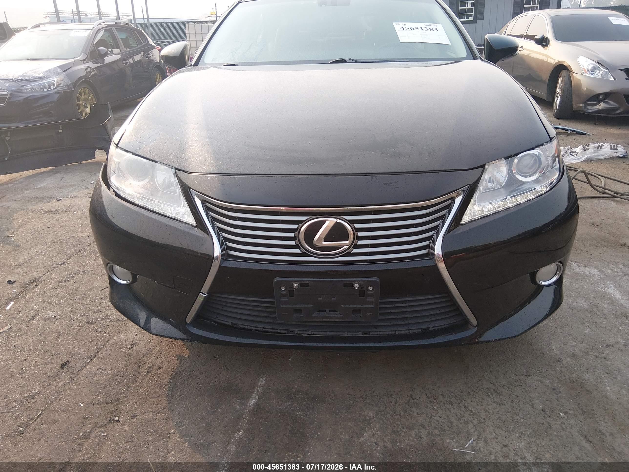 2013 Lexus Es 350   Black vin: JTHBK1GG5D2054916