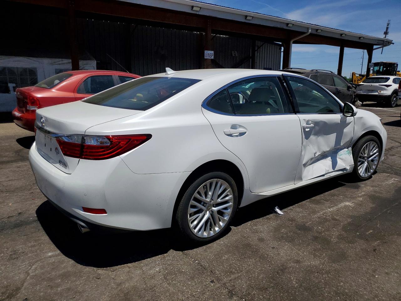 2013 Lexus Es 350 White vin: JTHBK1GG5D2059825