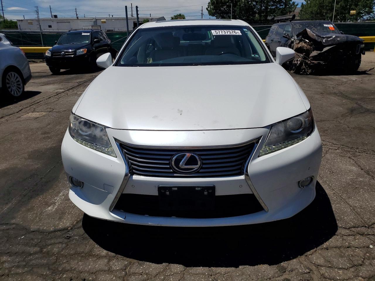 2013 Lexus Es 350 White vin: JTHBK1GG5D2059825