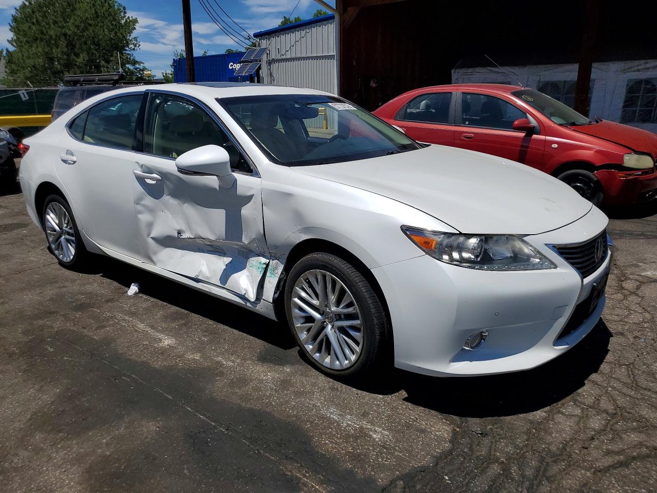 2013 Lexus Es 350 White vin: JTHBK1GG5D2059825