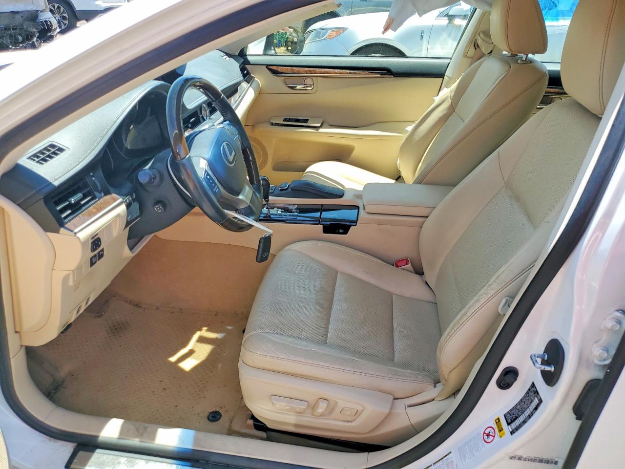 2013 Lexus Es 350 White vin: JTHBK1GG5D2059825