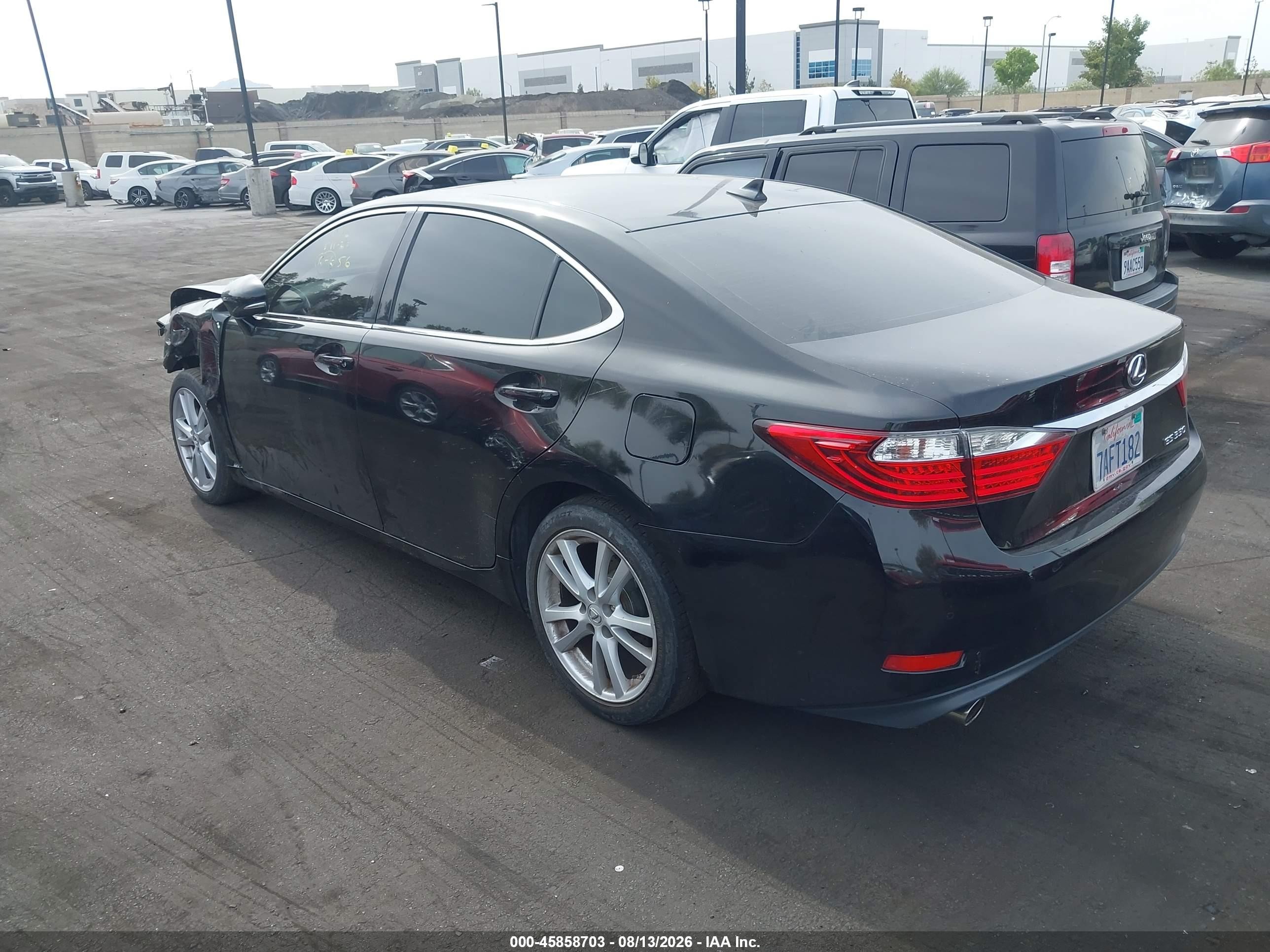 2013 Lexus Es 350   Black vin: JTHBK1GG5D2059842