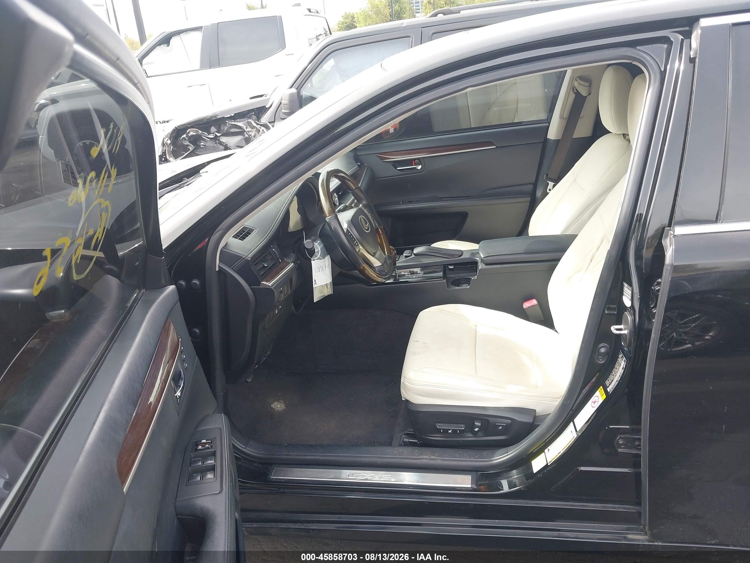 2013 Lexus Es 350   Black vin: JTHBK1GG5D2059842