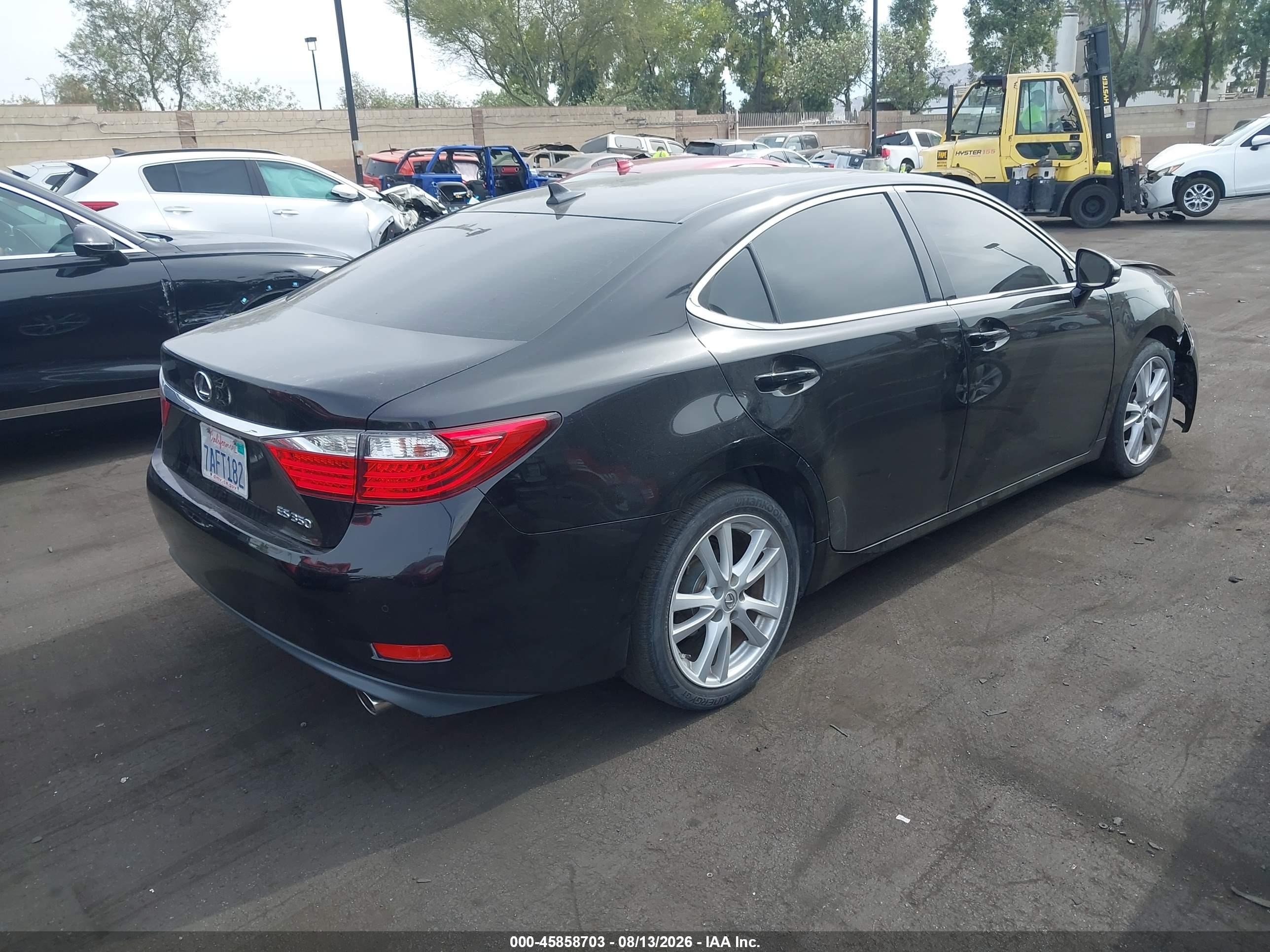 2013 Lexus Es 350   Black vin: JTHBK1GG5D2059842