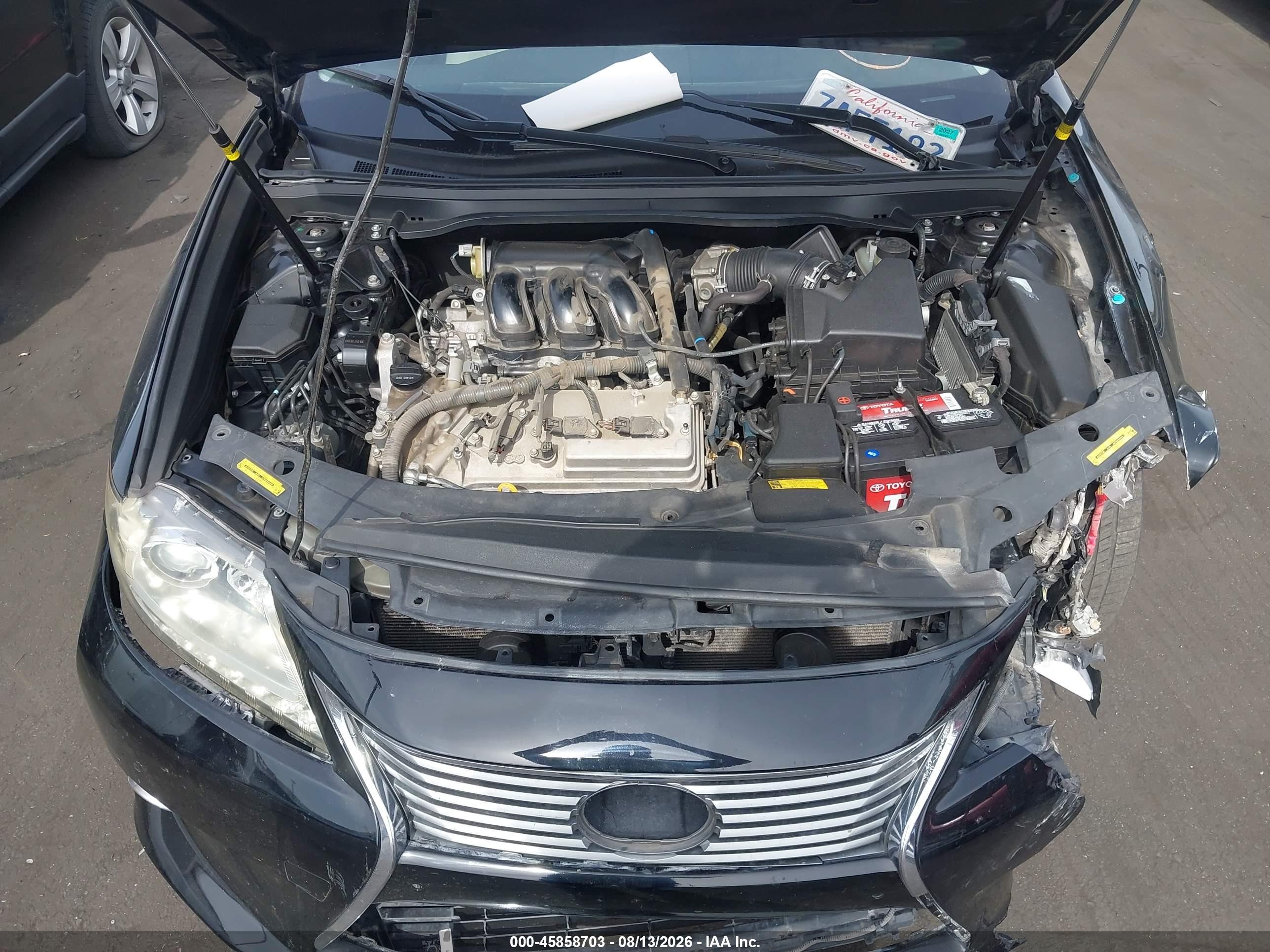 2013 Lexus Es 350   Black vin: JTHBK1GG5D2059842