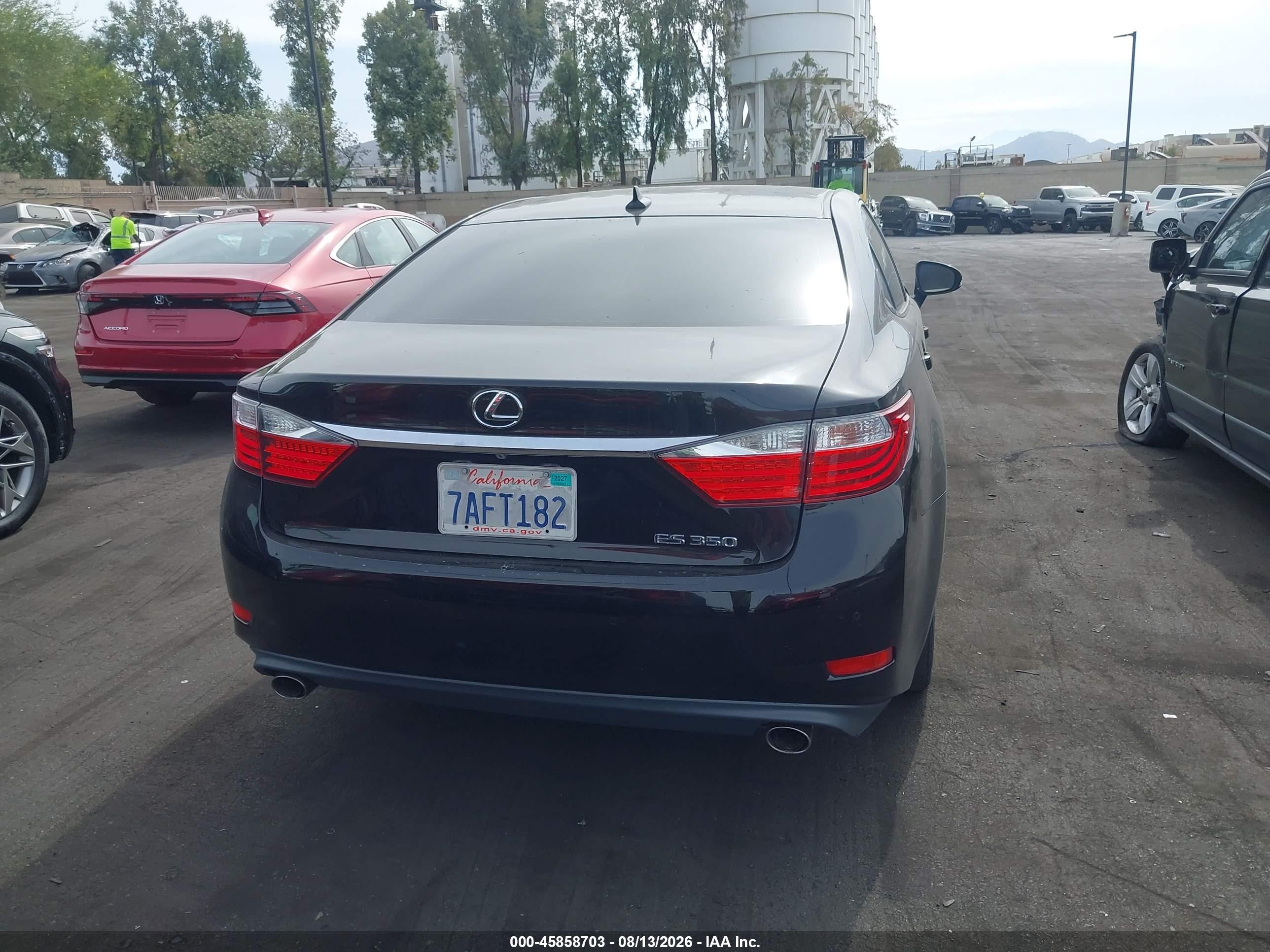 2013 Lexus Es 350   Black vin: JTHBK1GG5D2059842