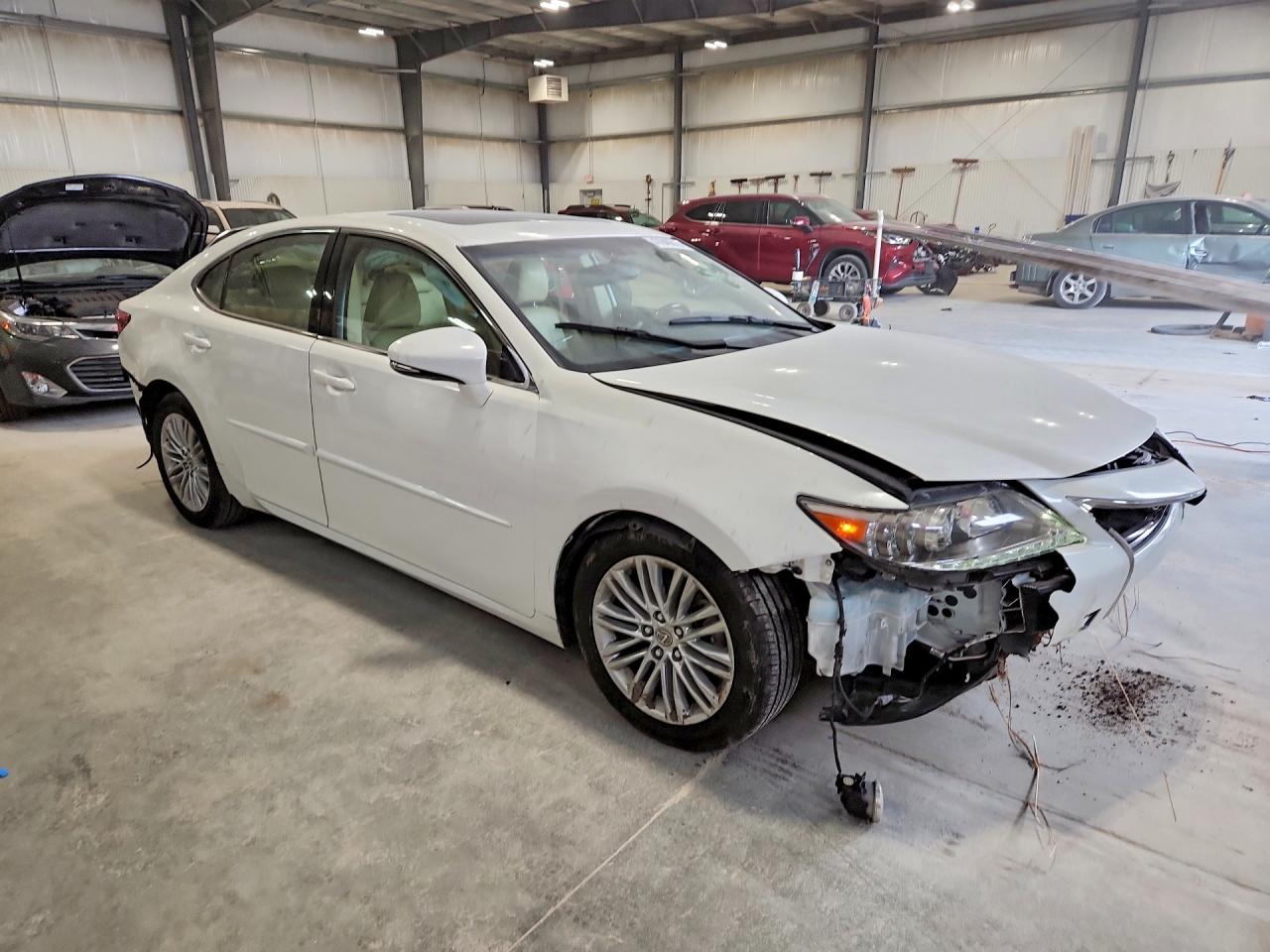2013 Lexus Es 350 Base White vin: JTHBK1GG5D2060781