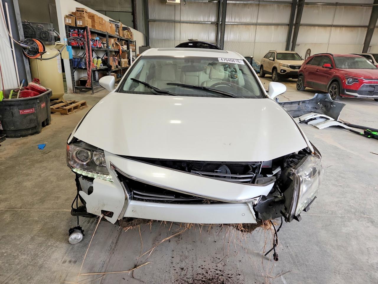 2013 Lexus Es 350 Base White vin: JTHBK1GG5D2060781
