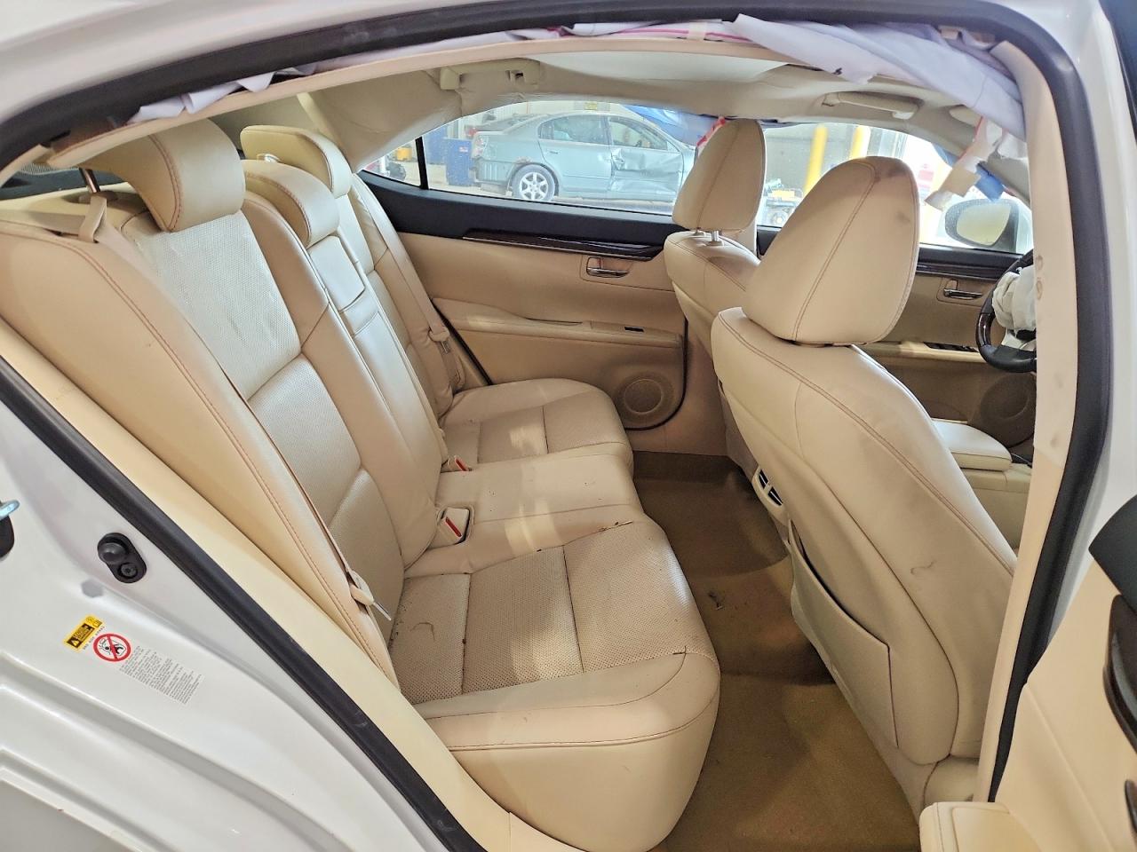 2013 Lexus Es 350 Base White vin: JTHBK1GG5D2060781