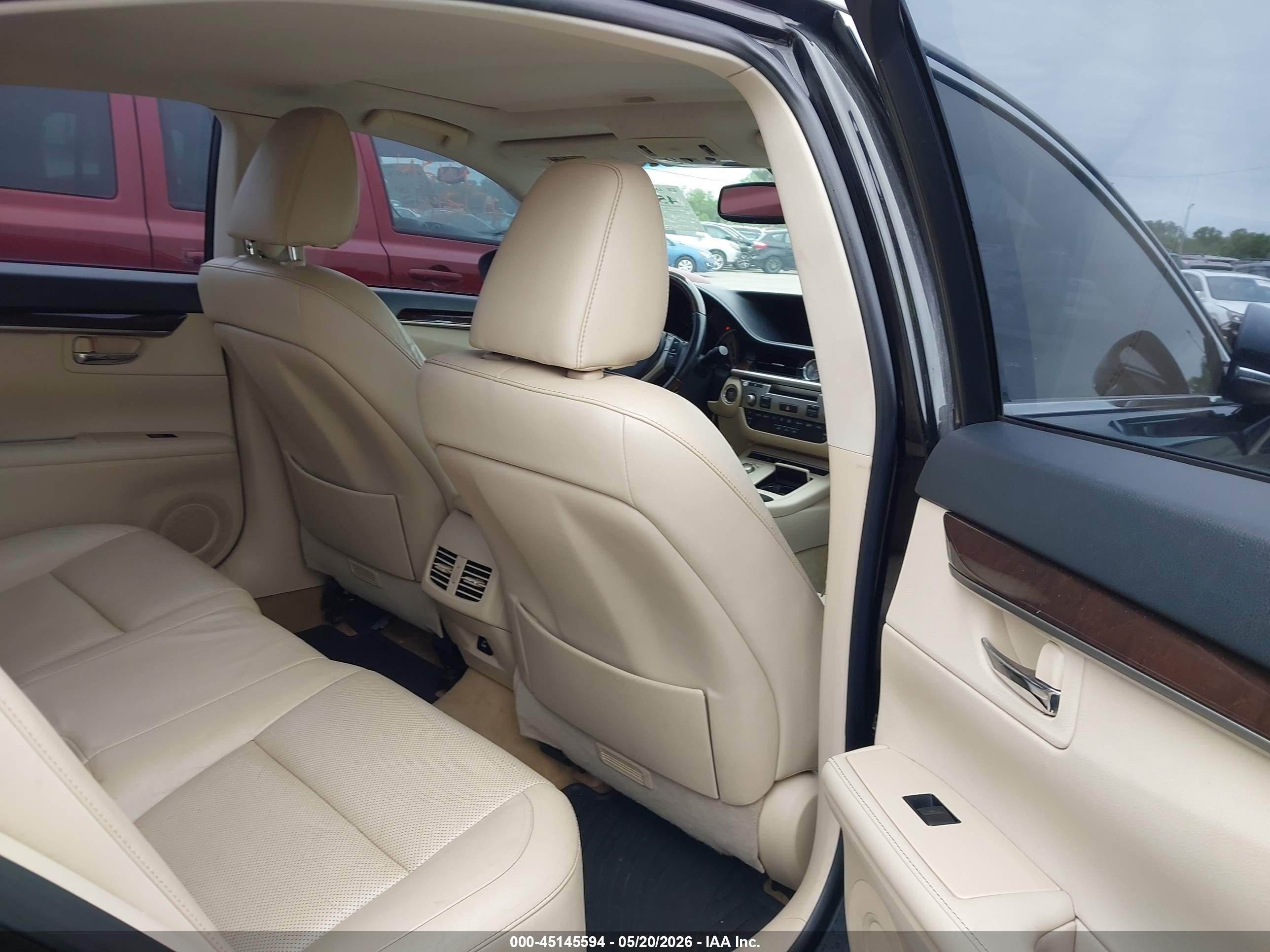 2013 Lexus Es 350 Black vin: JTHBK1GG5D2061266