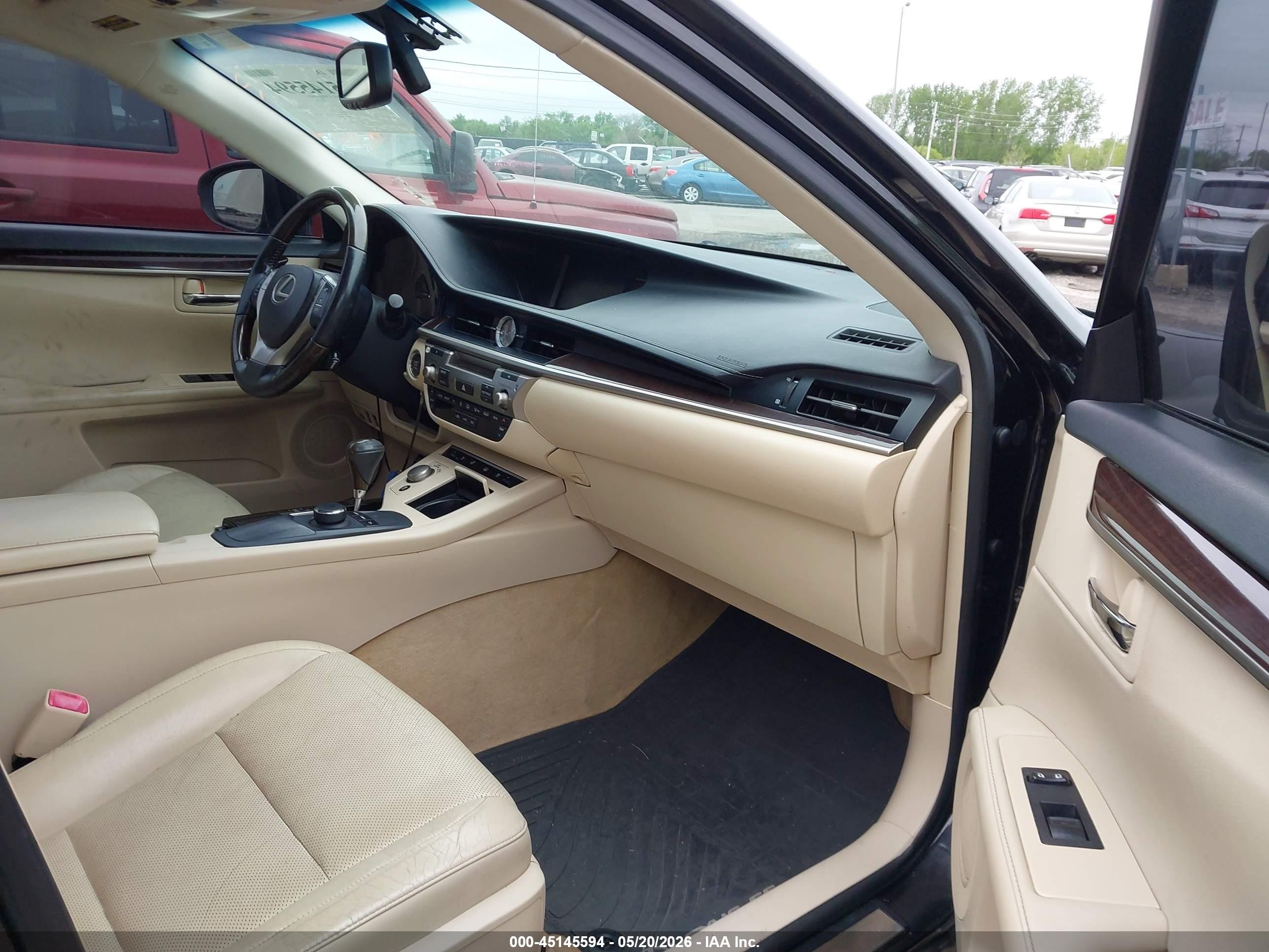 2013 Lexus Es 350 Black vin: JTHBK1GG5D2061266