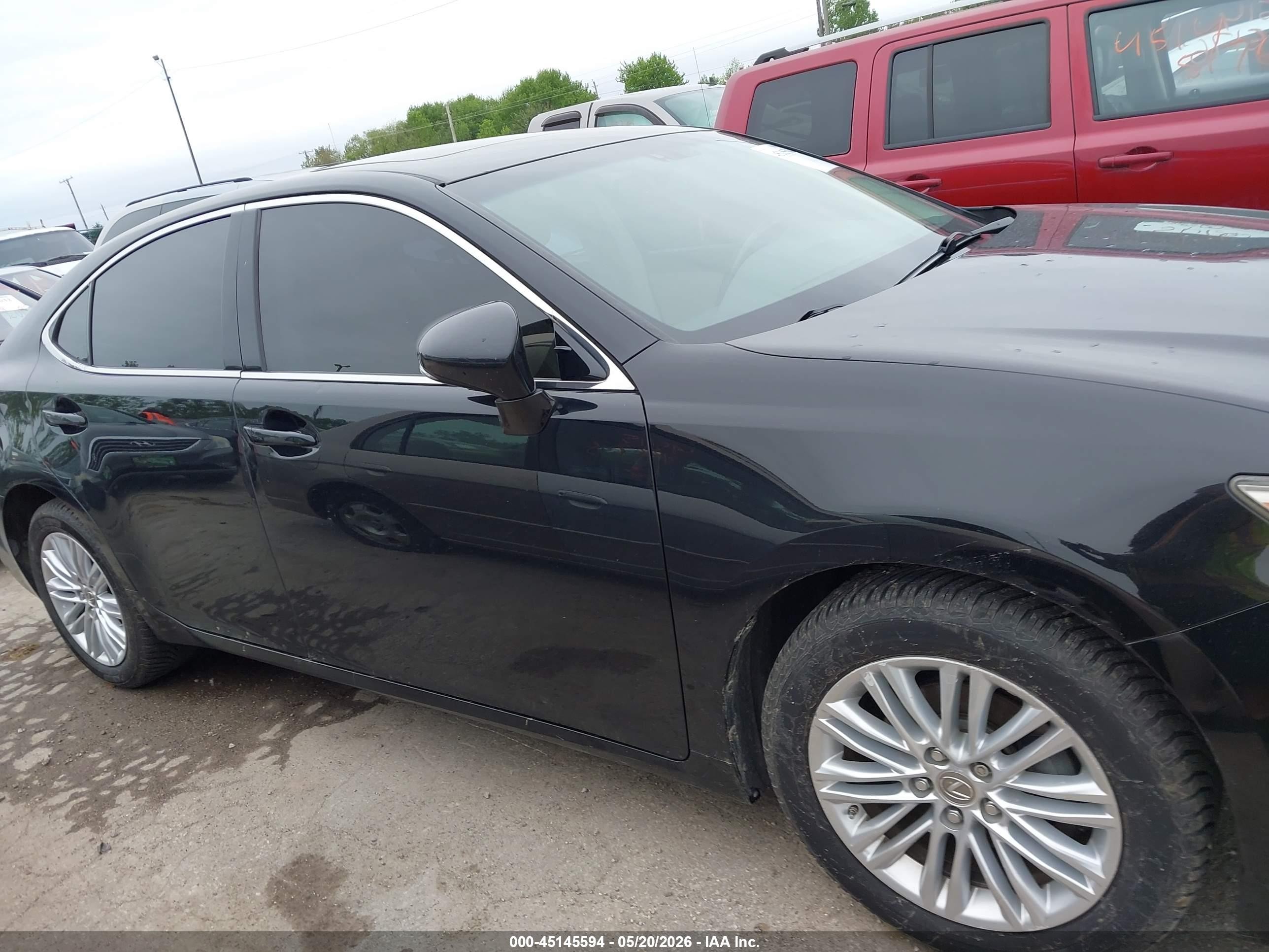 2013 Lexus Es 350 Black vin: JTHBK1GG5D2061266