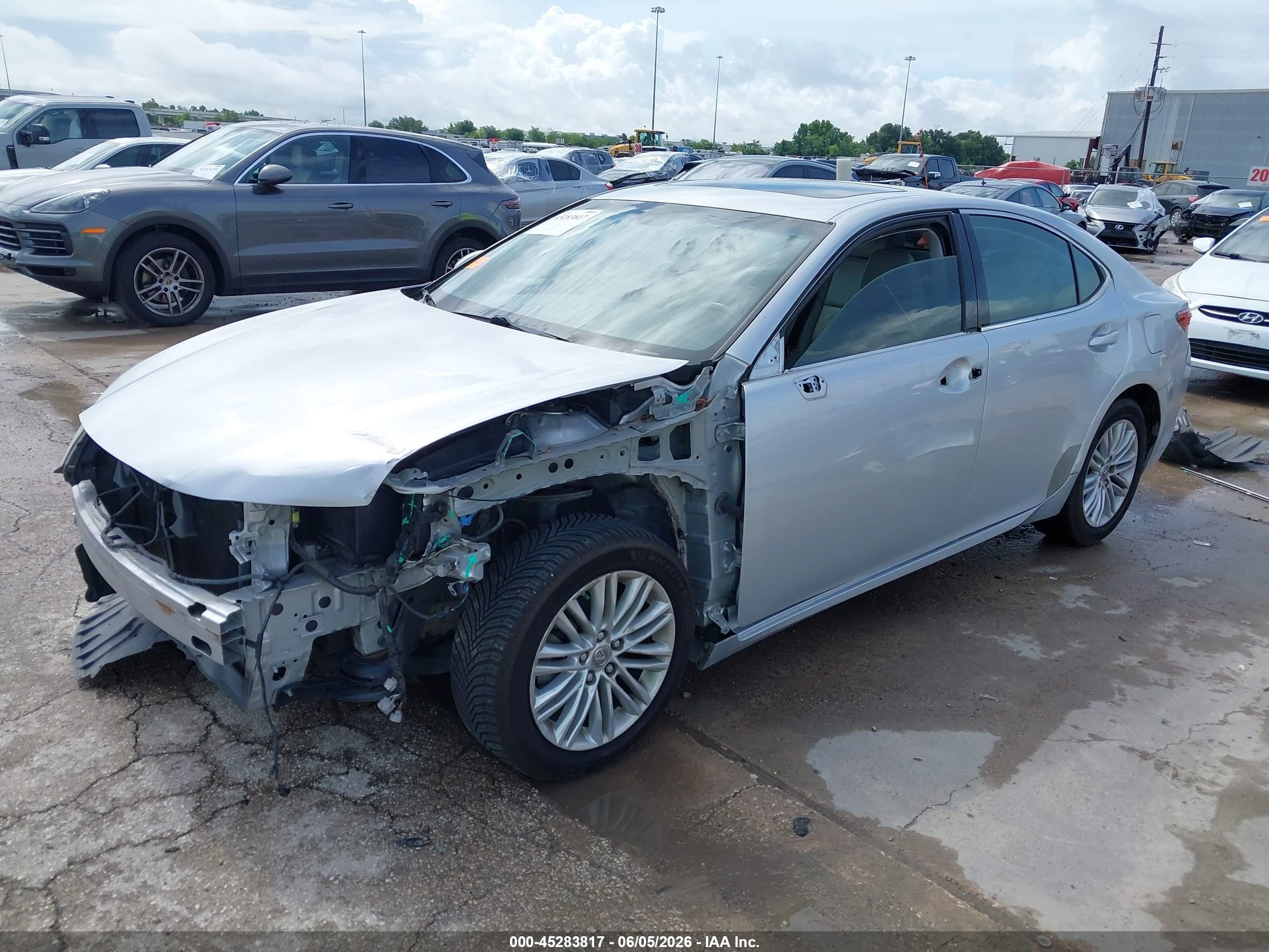 2013 Lexus Es 350   Silver vin: JTHBK1GG5D2068458