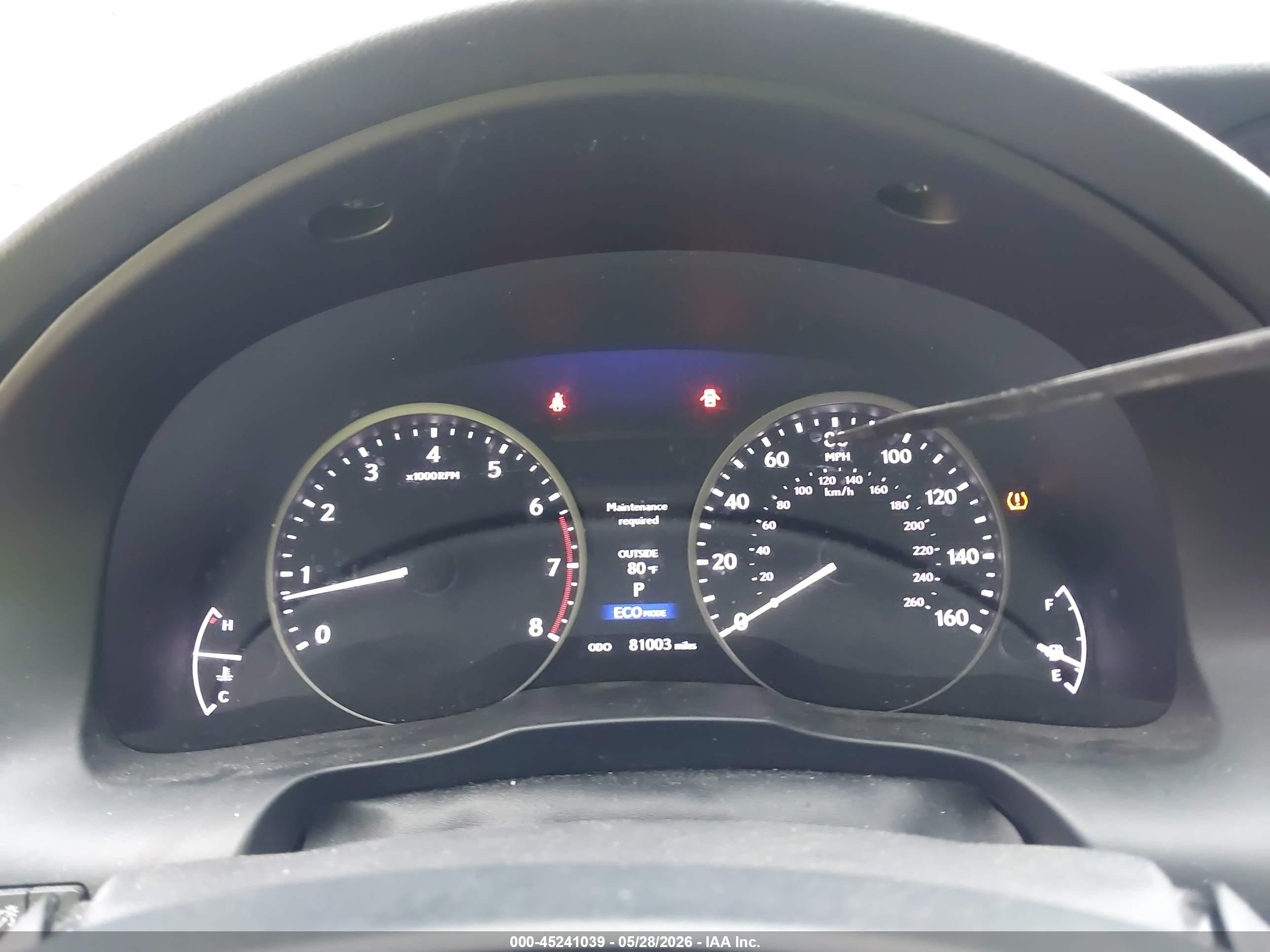 2013 Lexus Es 350   White vin: JTHBK1GG5D2083574
