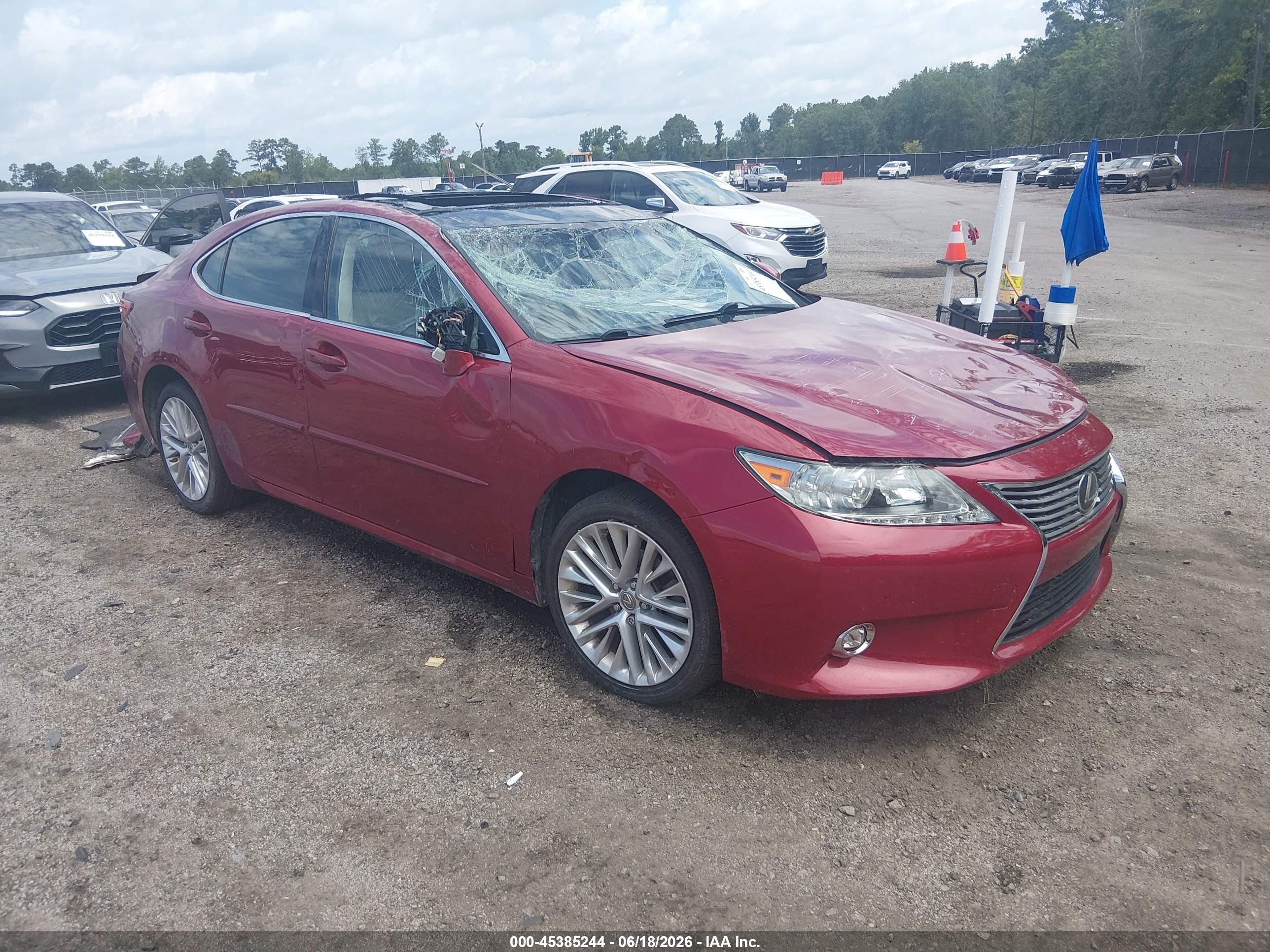 2014 Lexus Es 350   Red vin: JTHBK1GG5E2086640