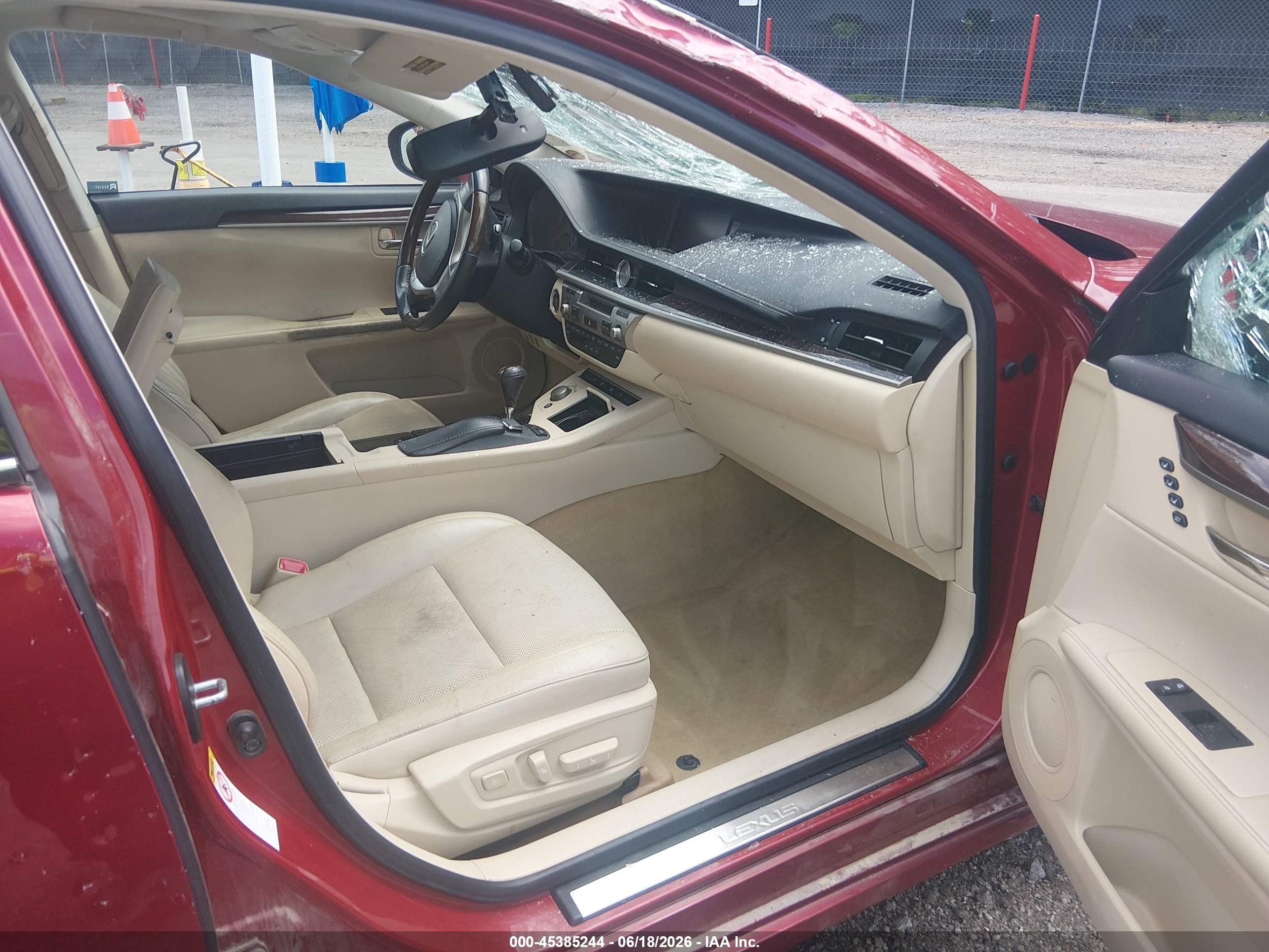 2014 Lexus Es 350   Red vin: JTHBK1GG5E2086640