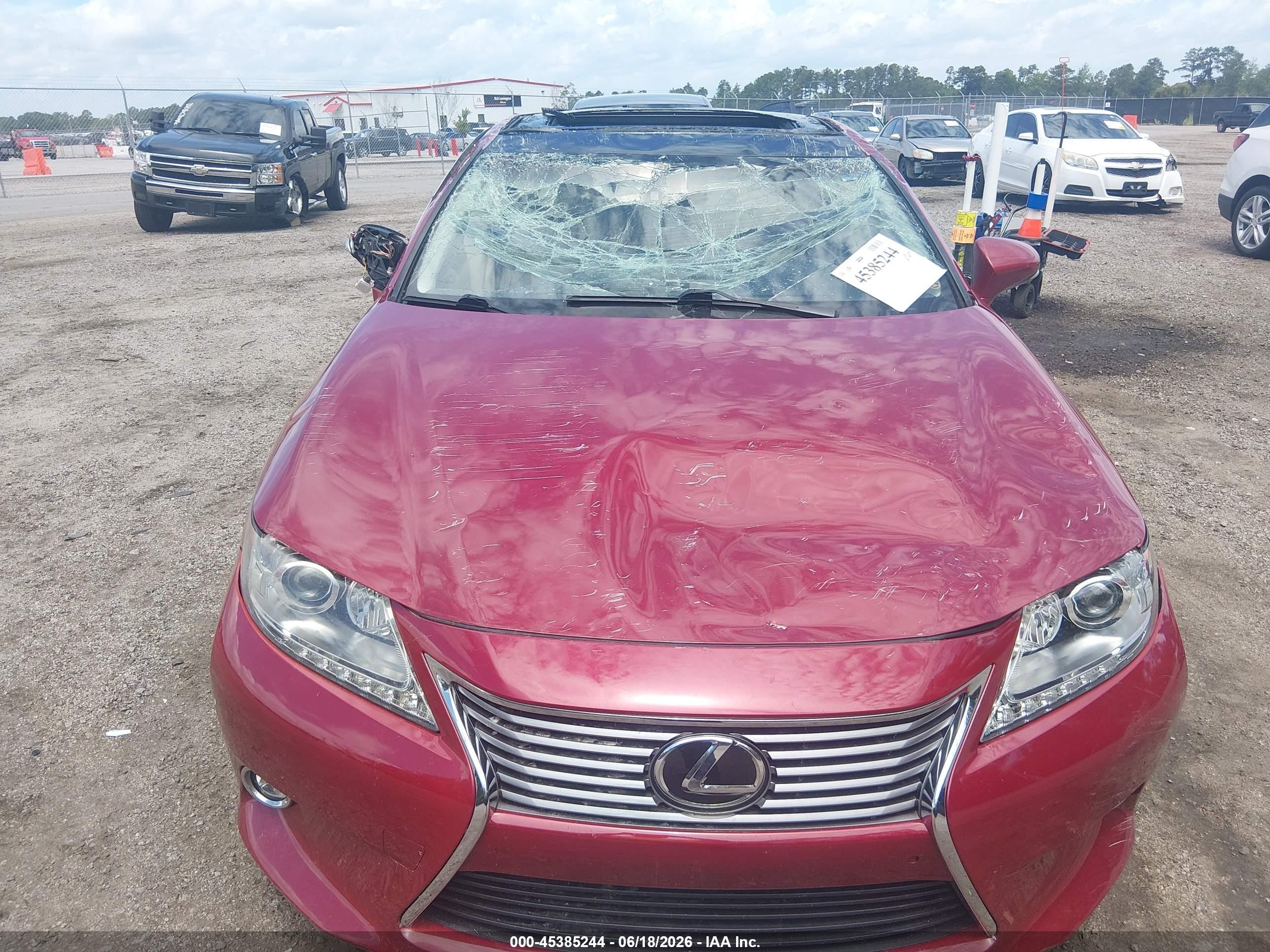2014 Lexus Es 350   Red vin: JTHBK1GG5E2086640