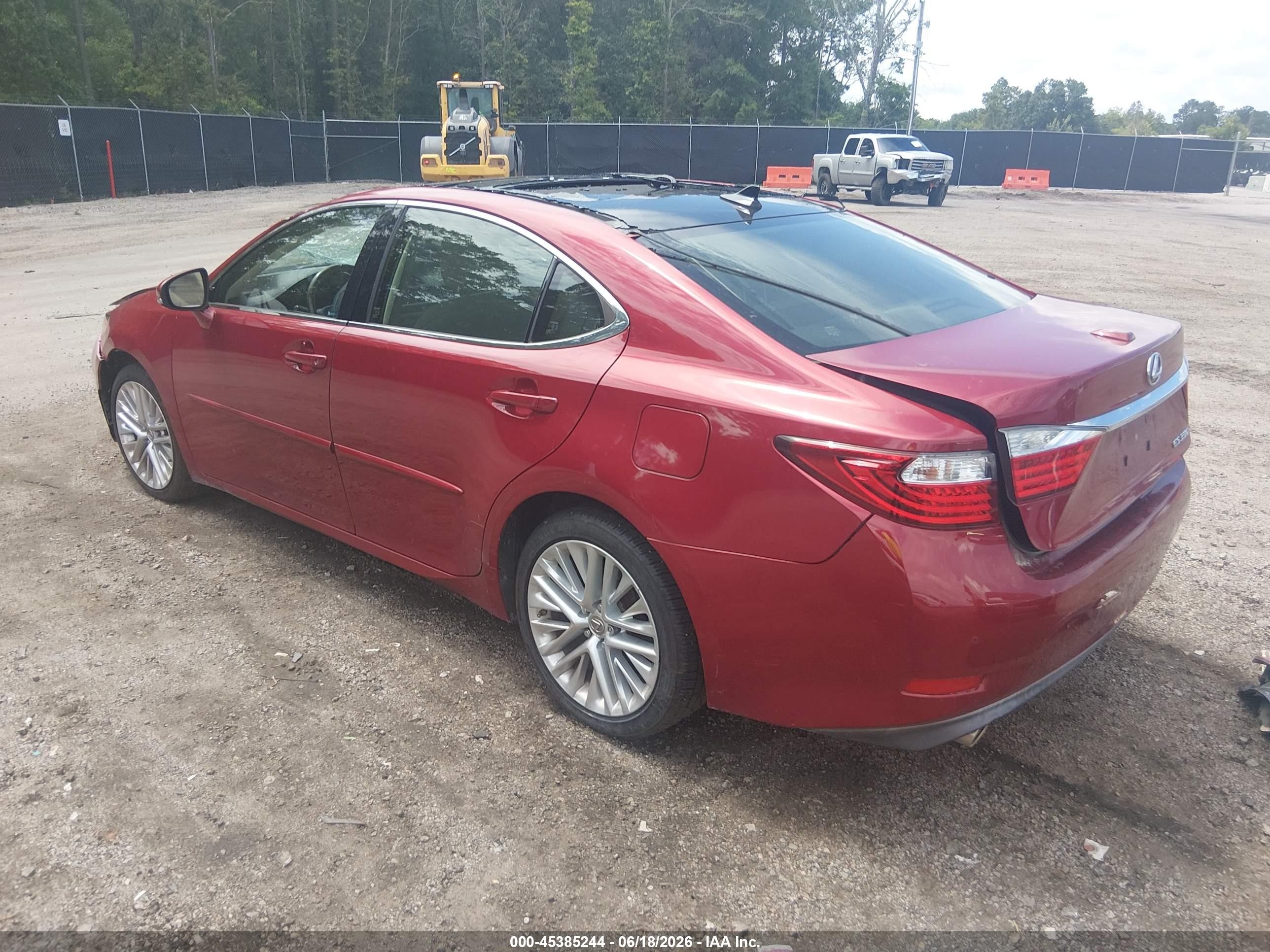 2014 Lexus Es 350   Red vin: JTHBK1GG5E2086640