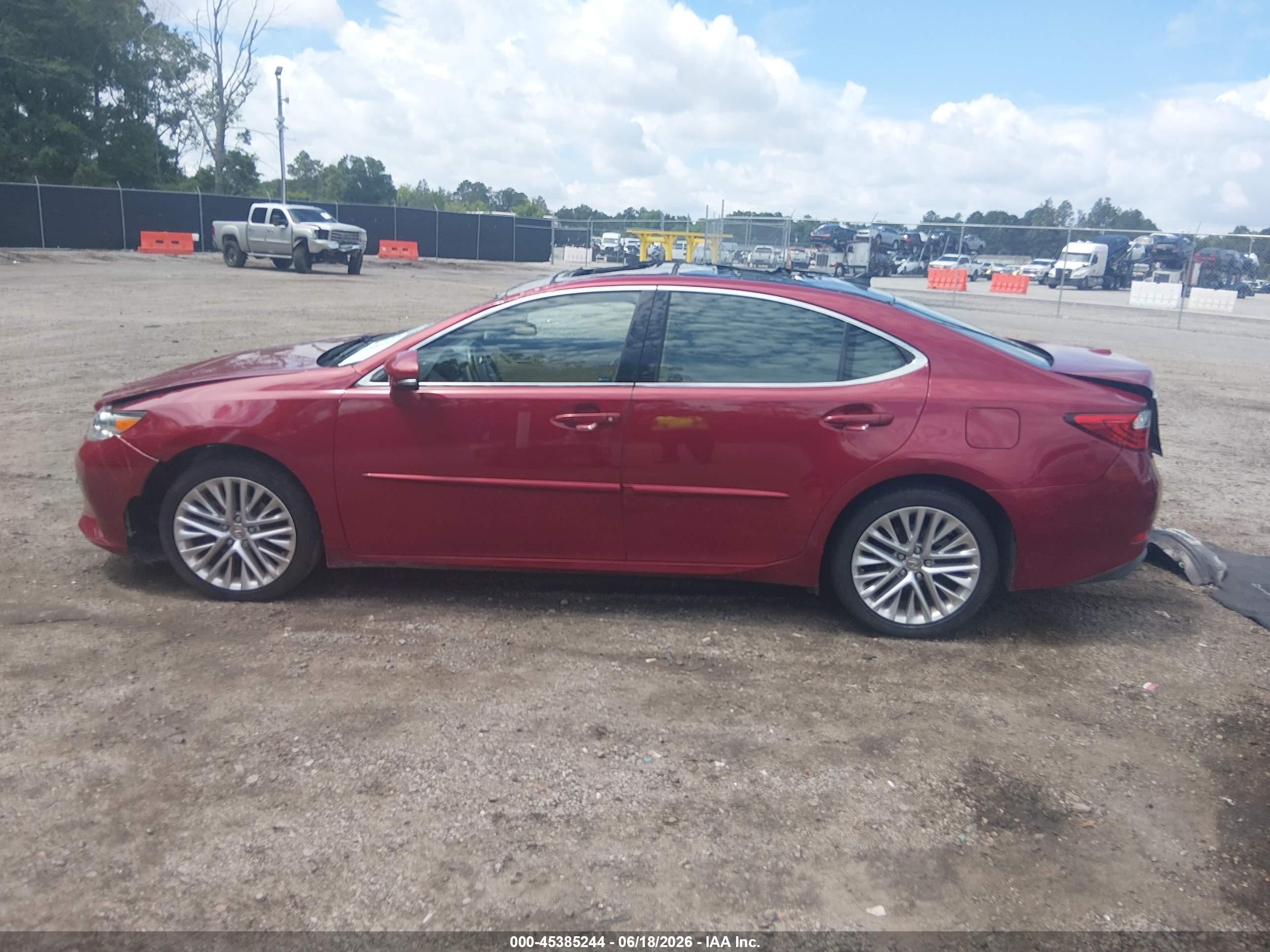 2014 Lexus Es 350   Red vin: JTHBK1GG5E2086640