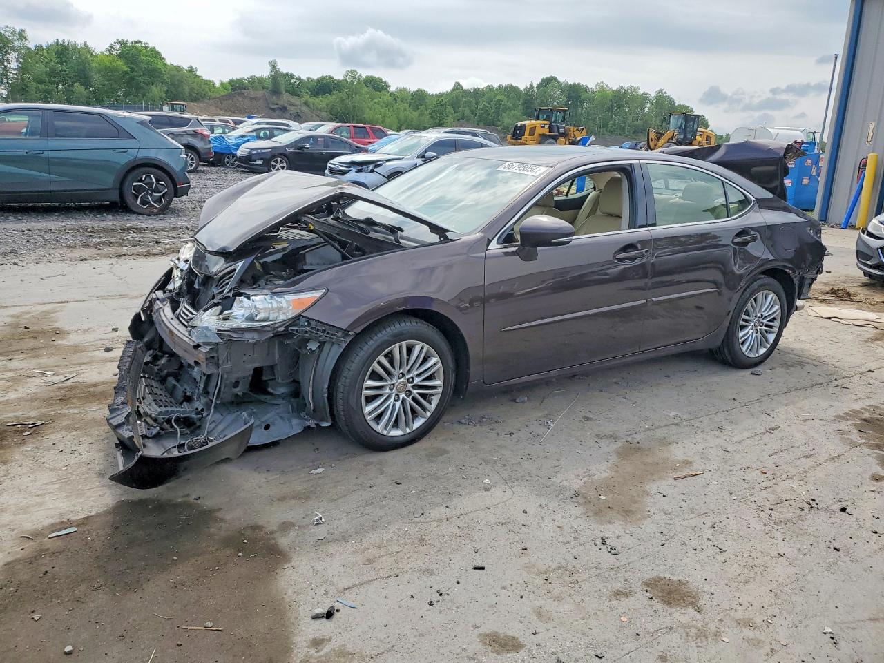 2014 Lexus Es 350 Brown vin: JTHBK1GG5E2086704