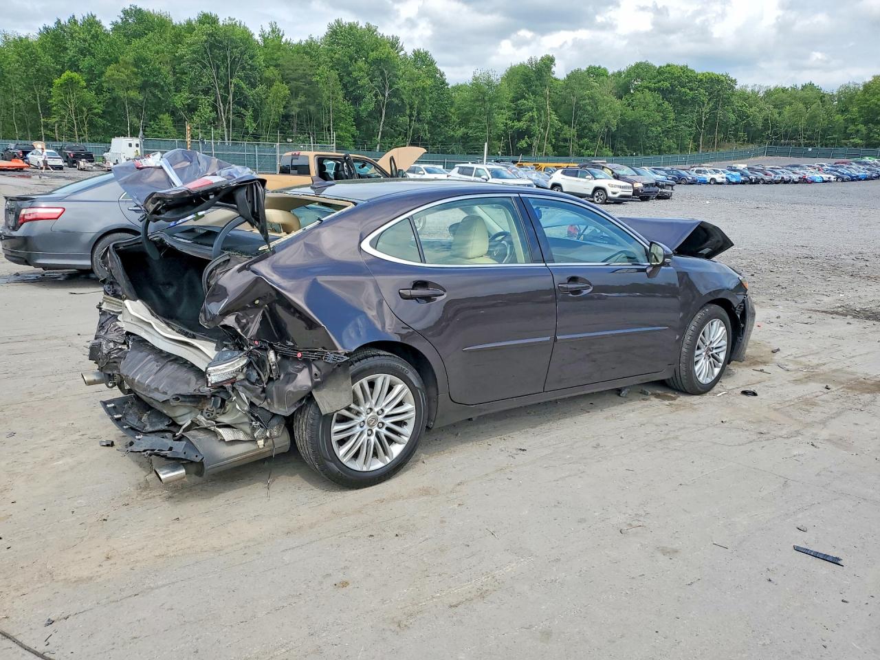 2014 Lexus Es 350 Brown vin: JTHBK1GG5E2086704