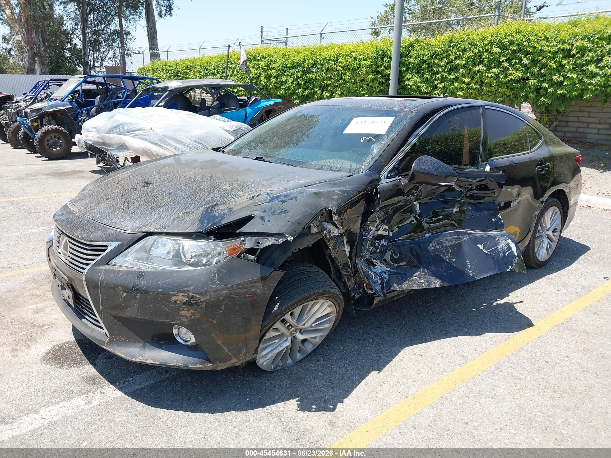 2014 Lexus Es 350   Black vin: JTHBK1GG5E2091997