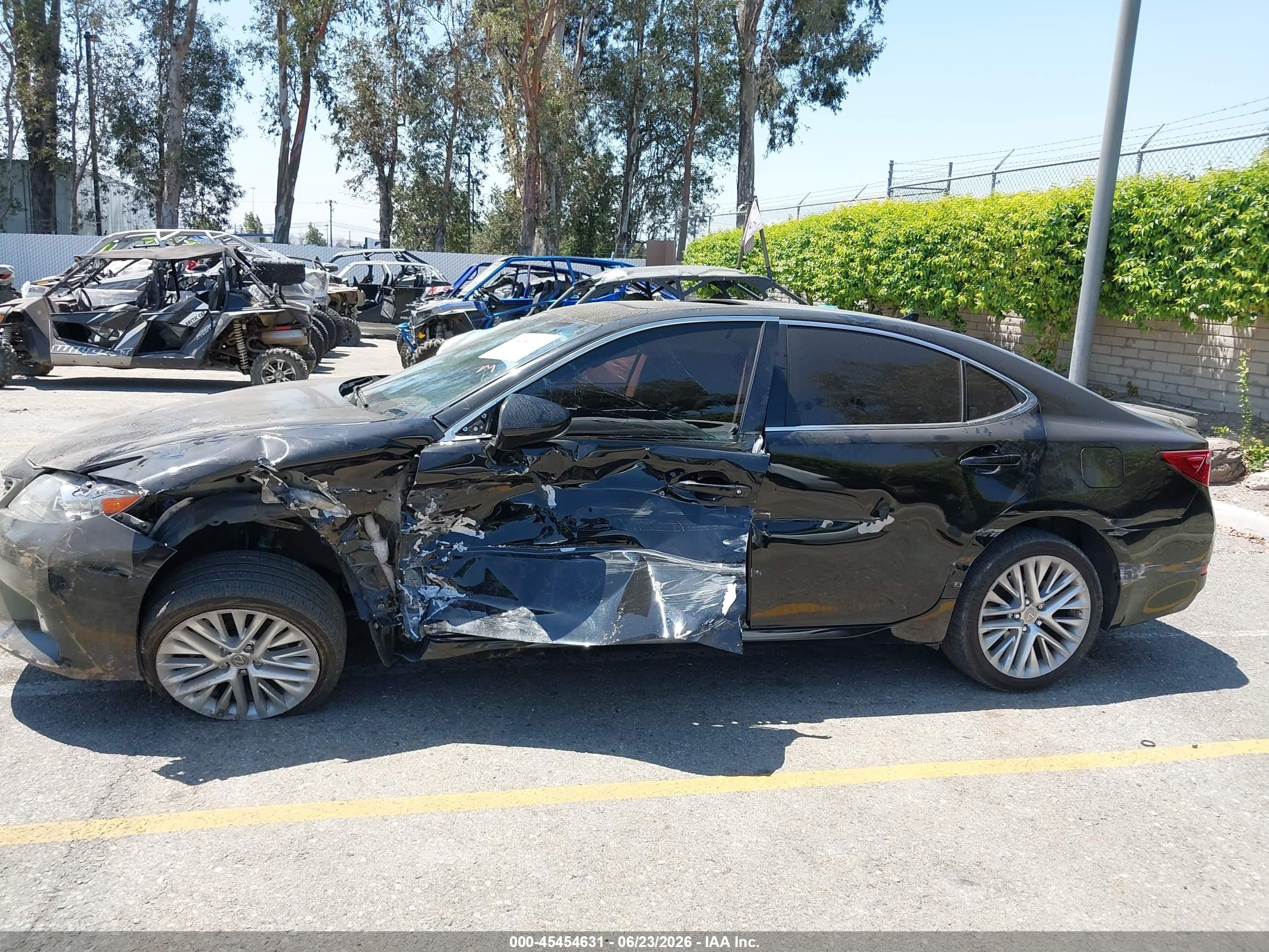 2014 Lexus Es 350   Black vin: JTHBK1GG5E2091997