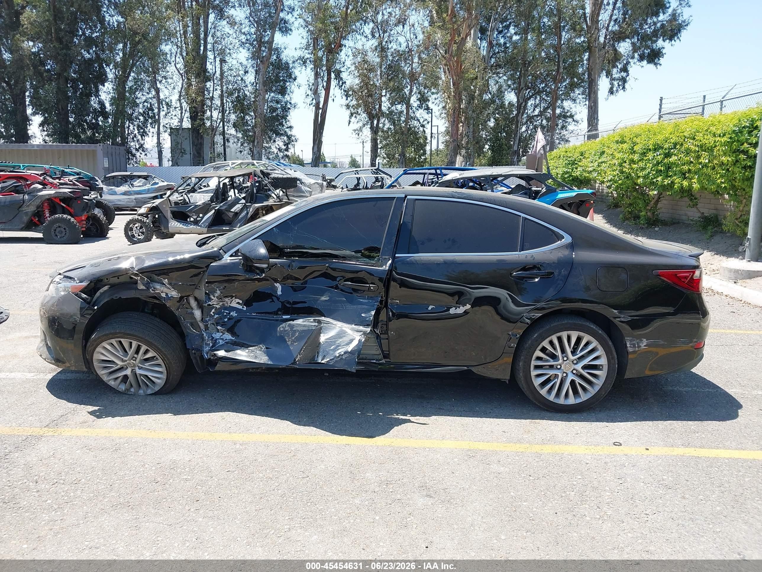 2014 Lexus Es 350   Black vin: JTHBK1GG5E2091997