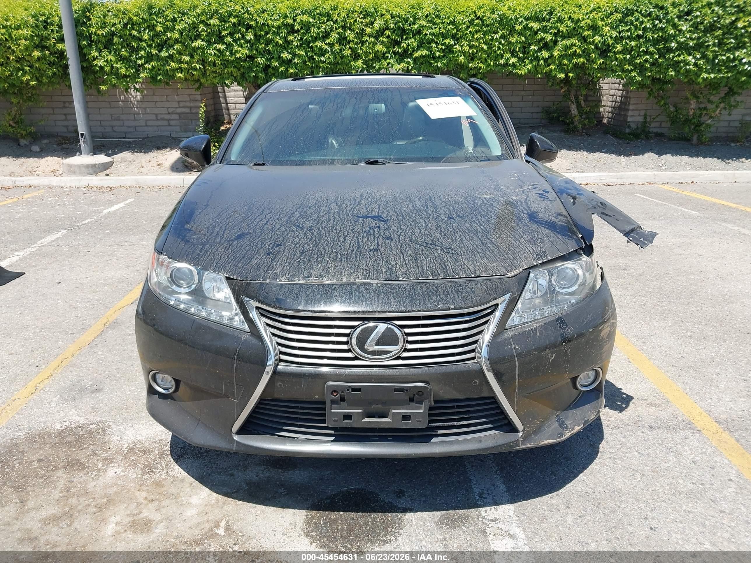 2014 Lexus Es 350   Black vin: JTHBK1GG5E2091997