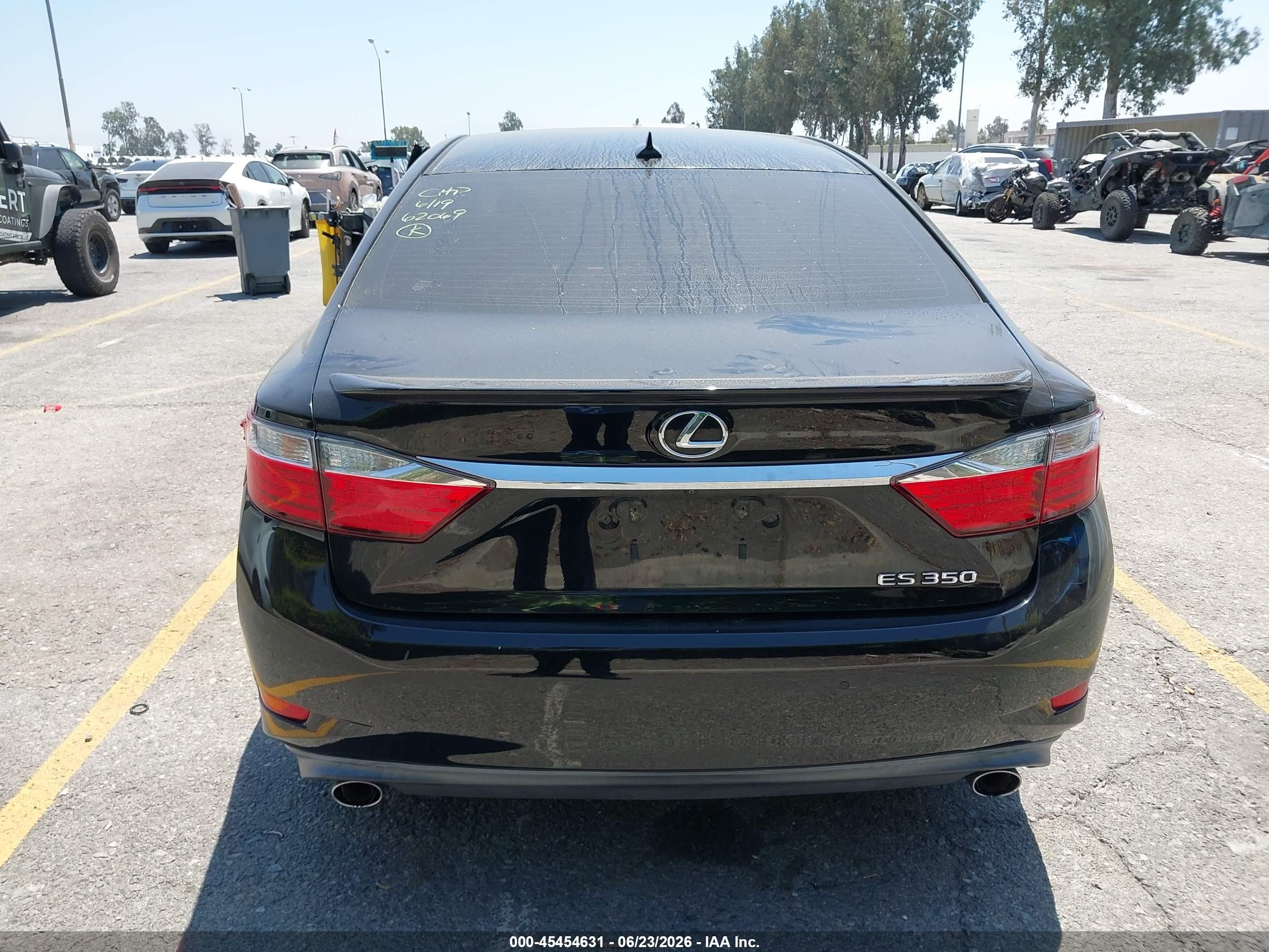 2014 Lexus Es 350   Black vin: JTHBK1GG5E2091997