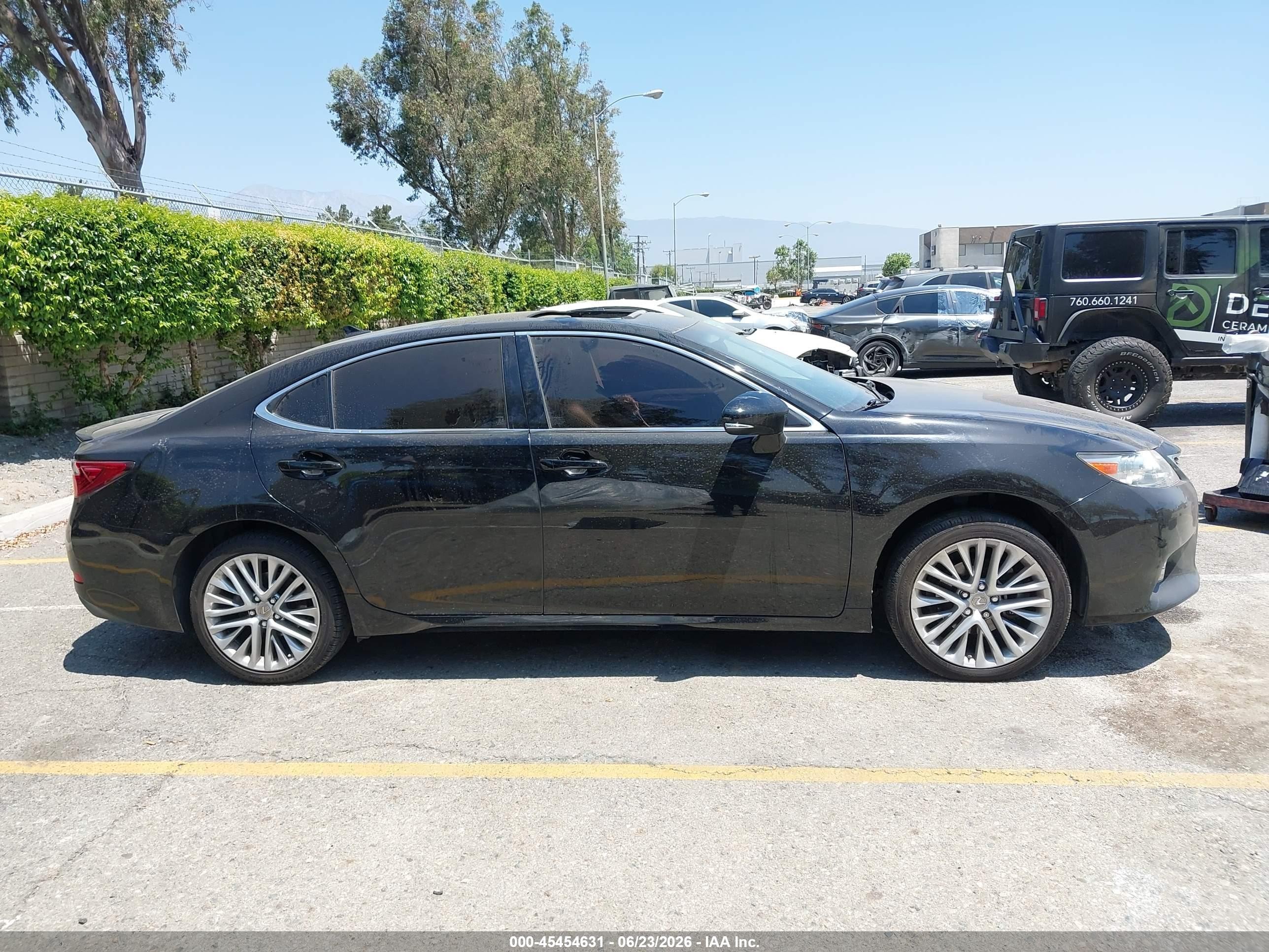 2014 Lexus Es 350   Black vin: JTHBK1GG5E2091997