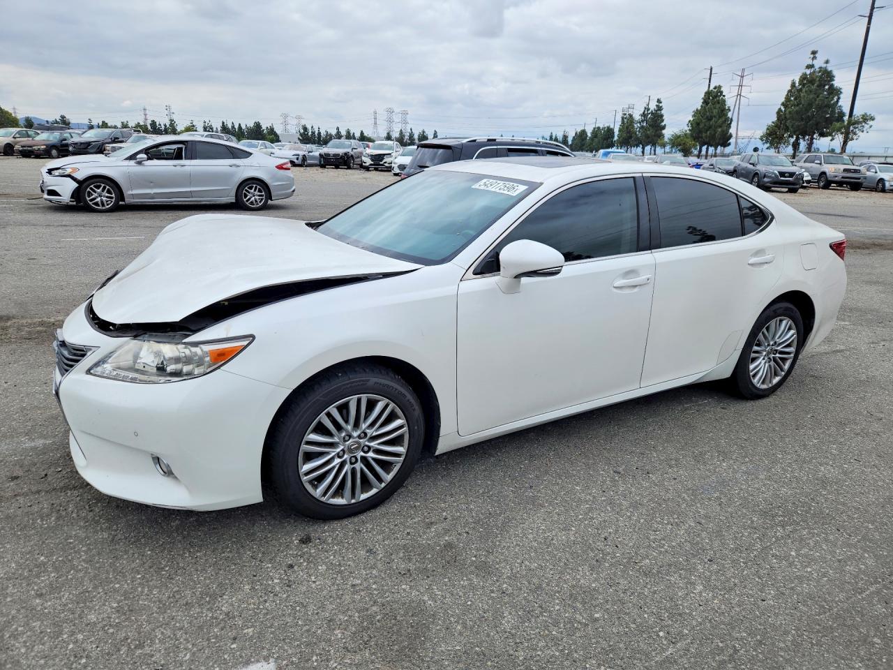 2014 Lexus Es White vin: JTHBK1GG5E2095175