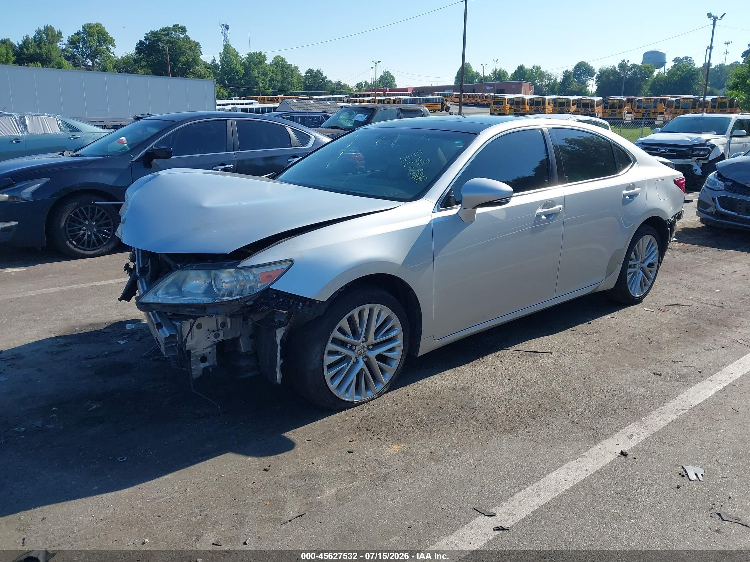 2014 Lexus Es 350   Silver vin: JTHBK1GG5E2099453