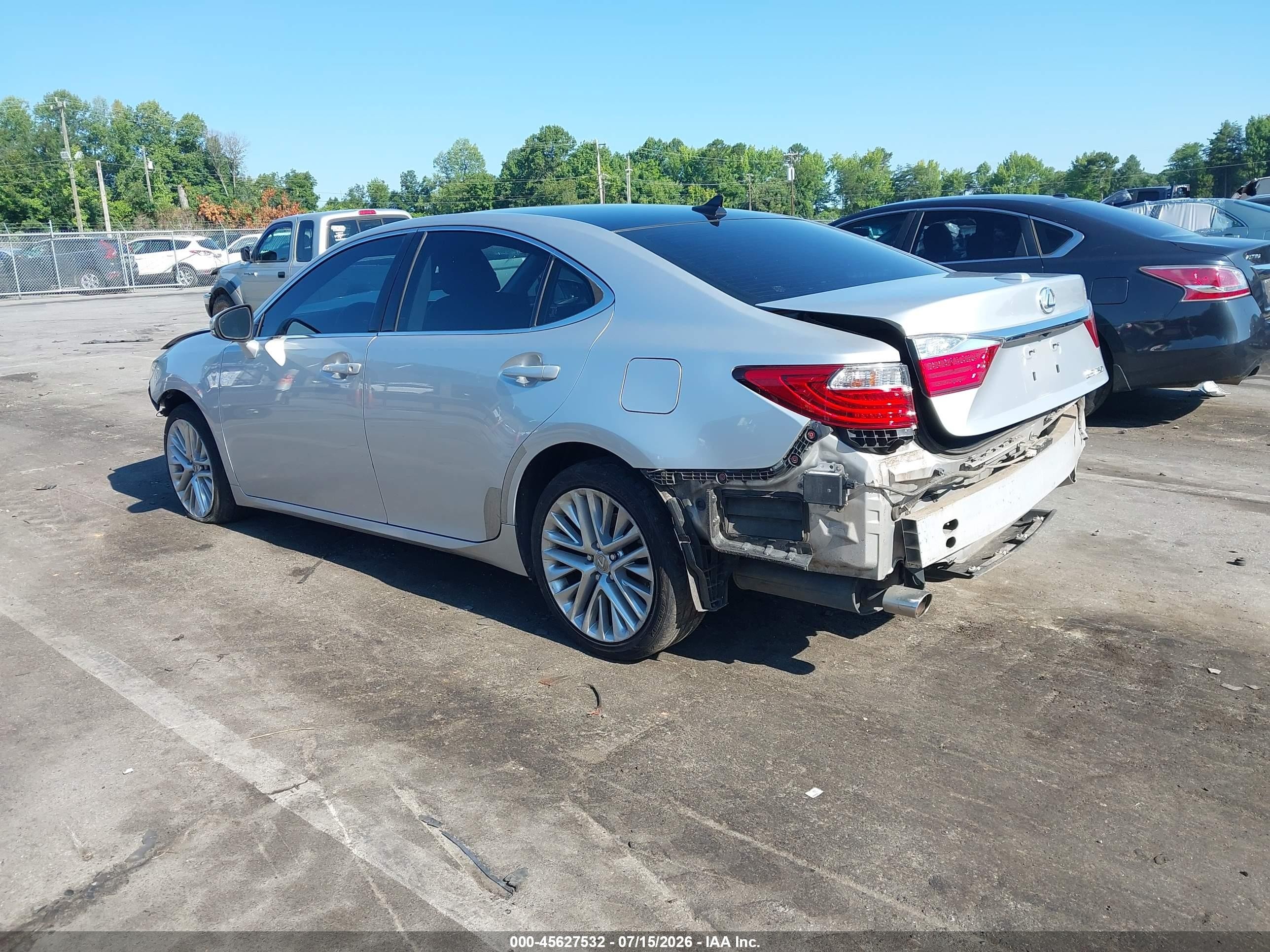 2014 Lexus Es 350   Silver vin: JTHBK1GG5E2099453