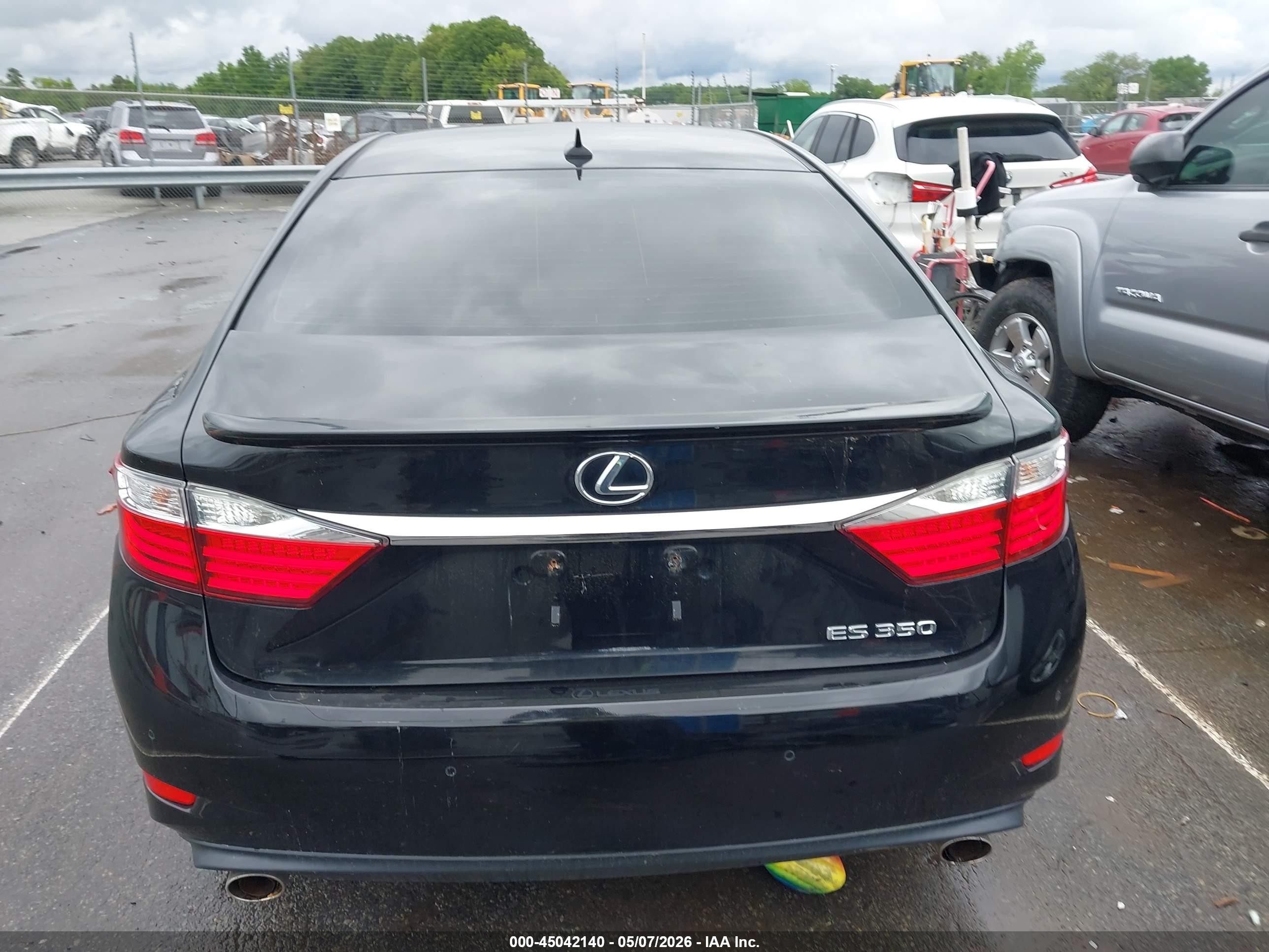 2014 Lexus Es 350   Black vin: JTHBK1GG5E2099579