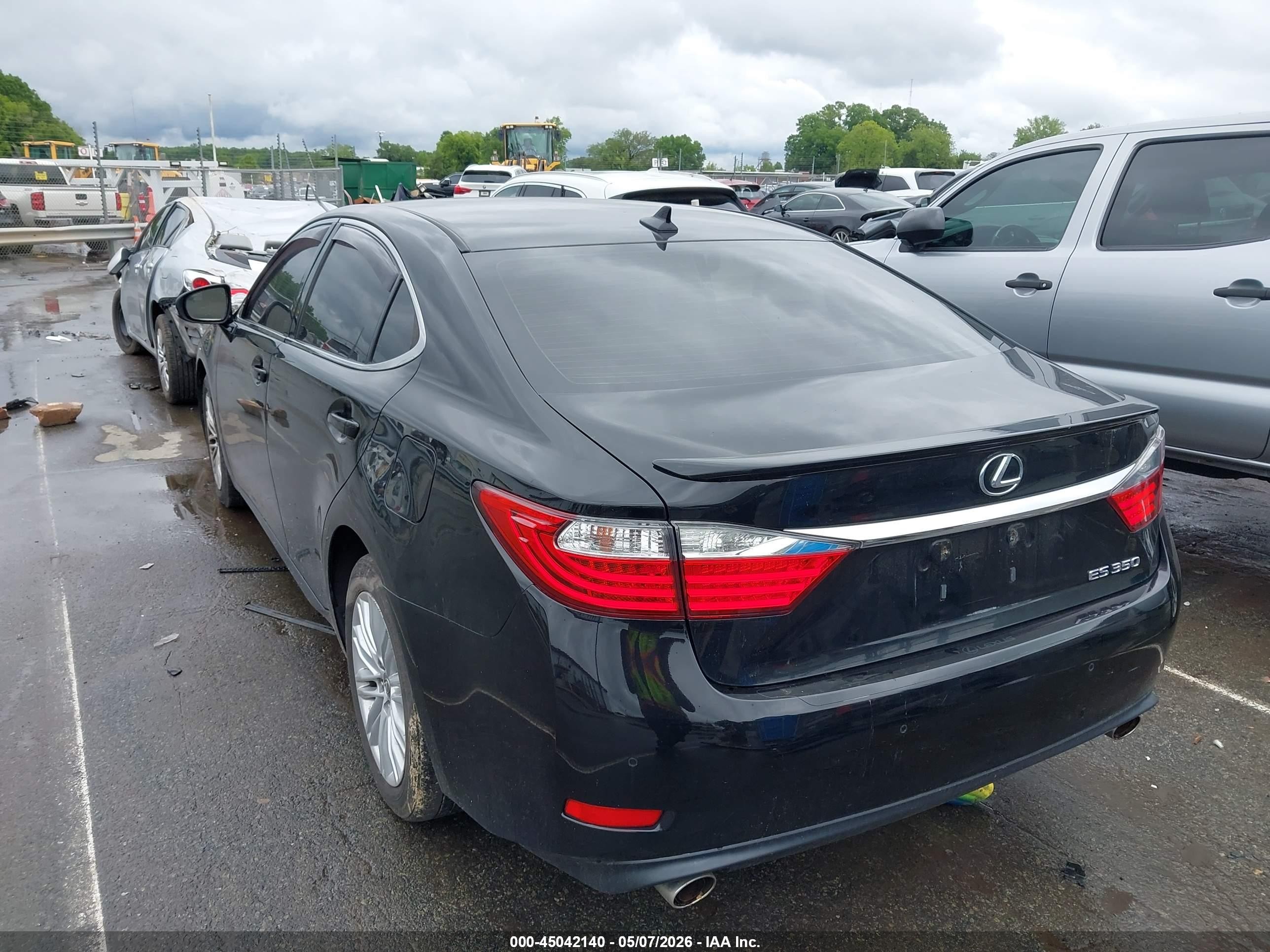 2014 Lexus Es 350   Black vin: JTHBK1GG5E2099579