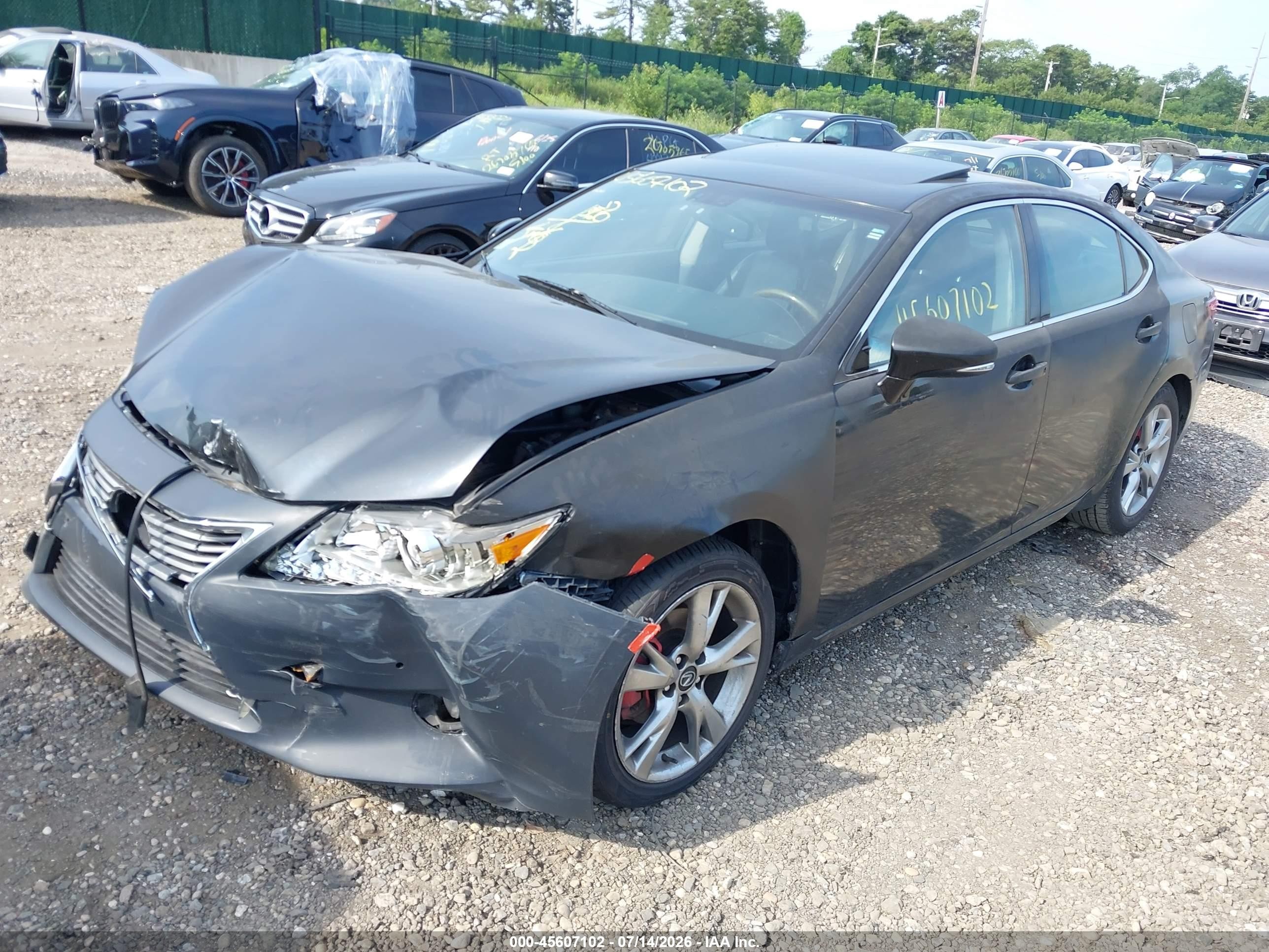 2014 Lexus Es 350   Black vin: JTHBK1GG5E2100374