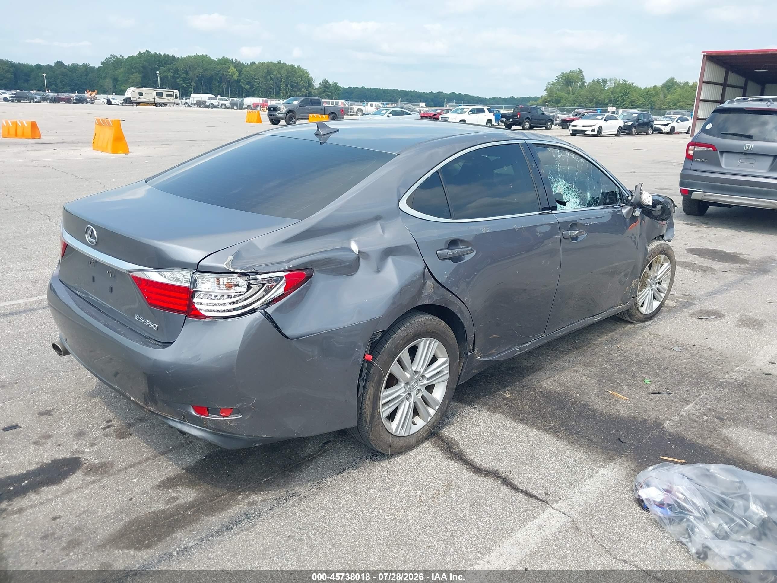 2014 Lexus Es 350   Gray vin: JTHBK1GG5E2108135