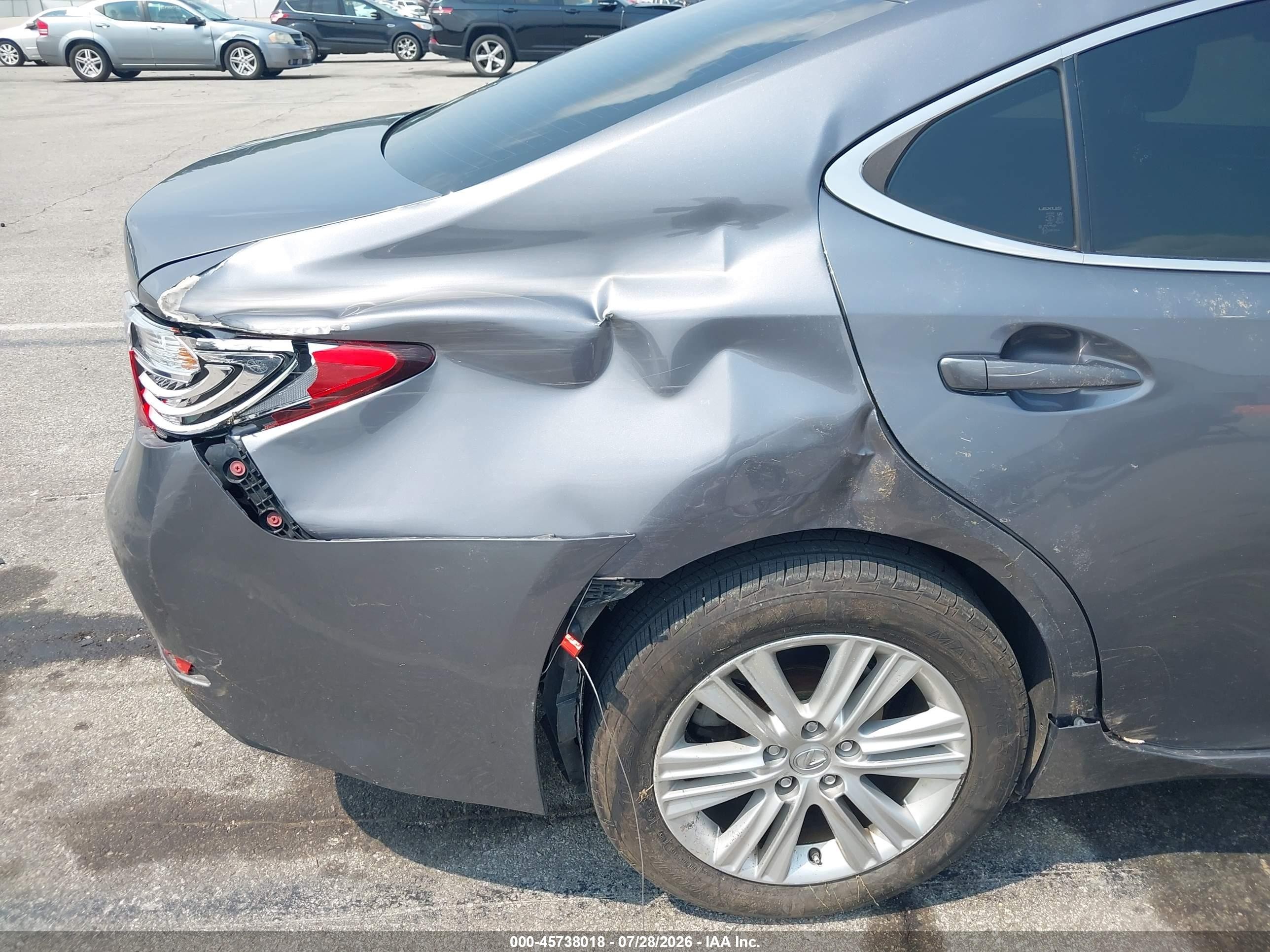 2014 Lexus Es 350   Gray vin: JTHBK1GG5E2108135