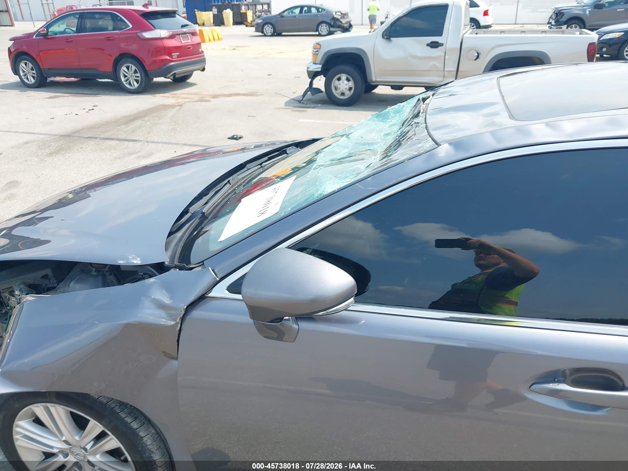 2014 Lexus Es 350   Gray vin: JTHBK1GG5E2108135