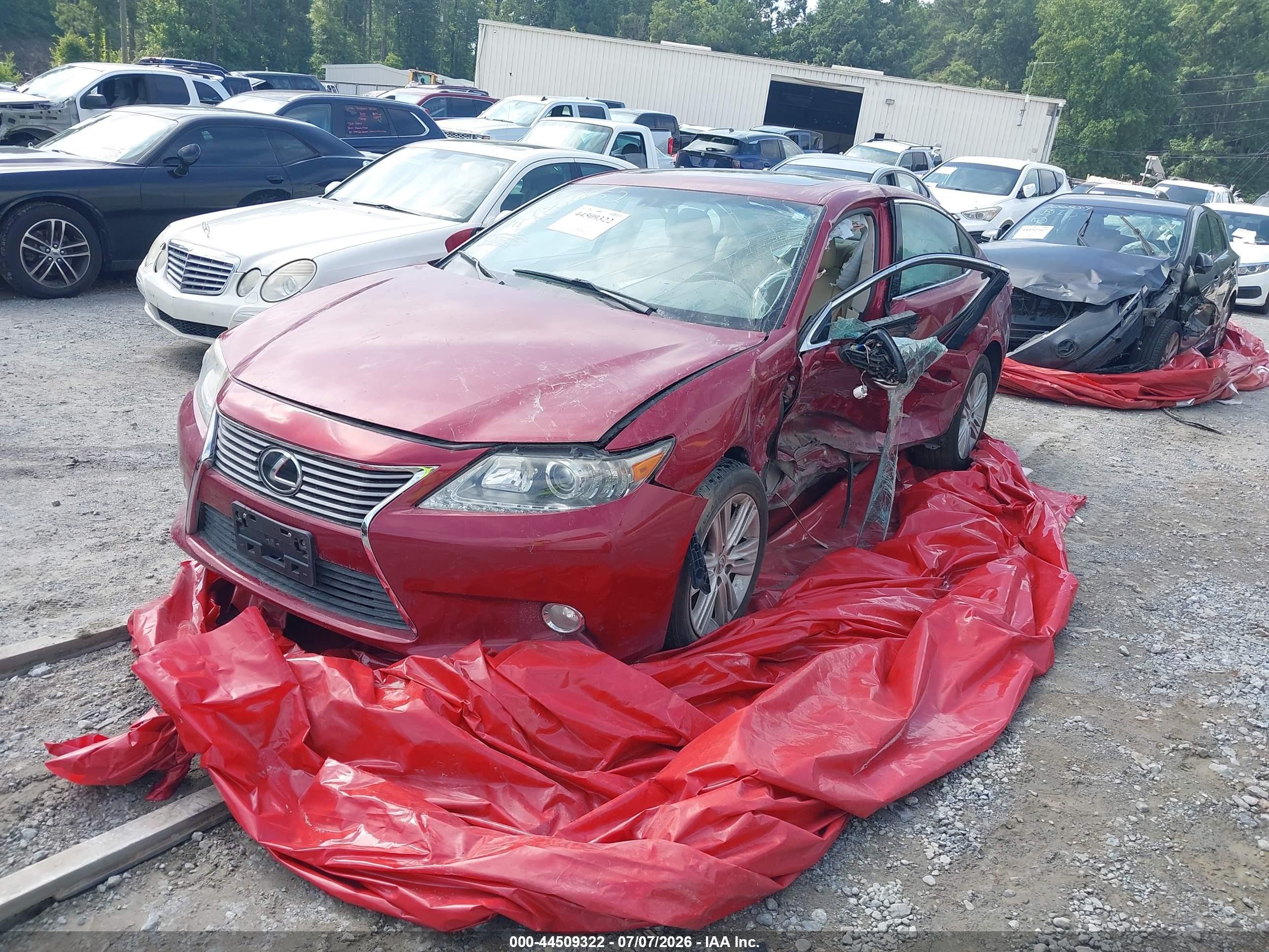 2014 Lexus Es 350 Red vin: JTHBK1GG5E2109852