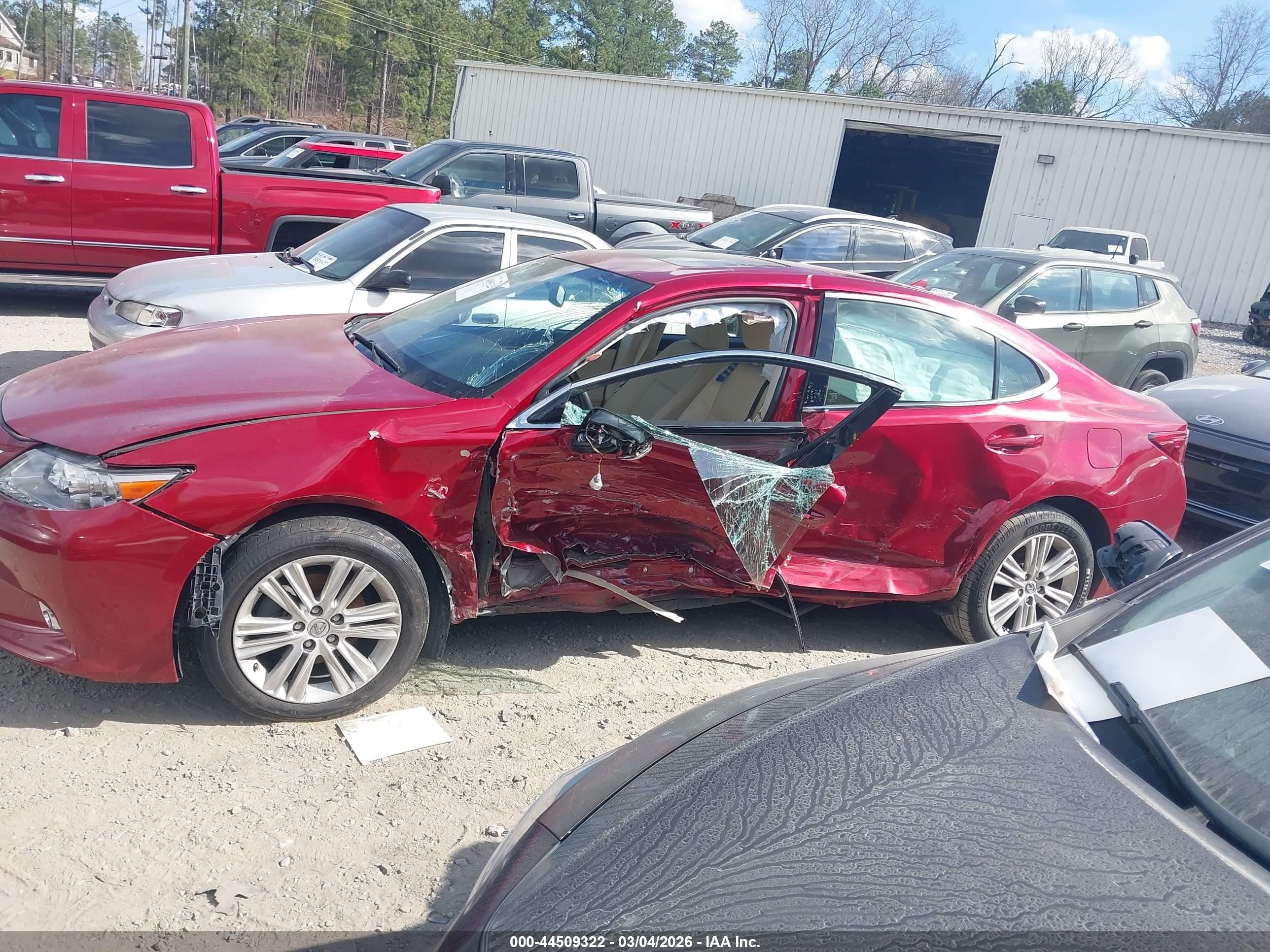 2014 Lexus Es 350 Red vin: JTHBK1GG5E2109852