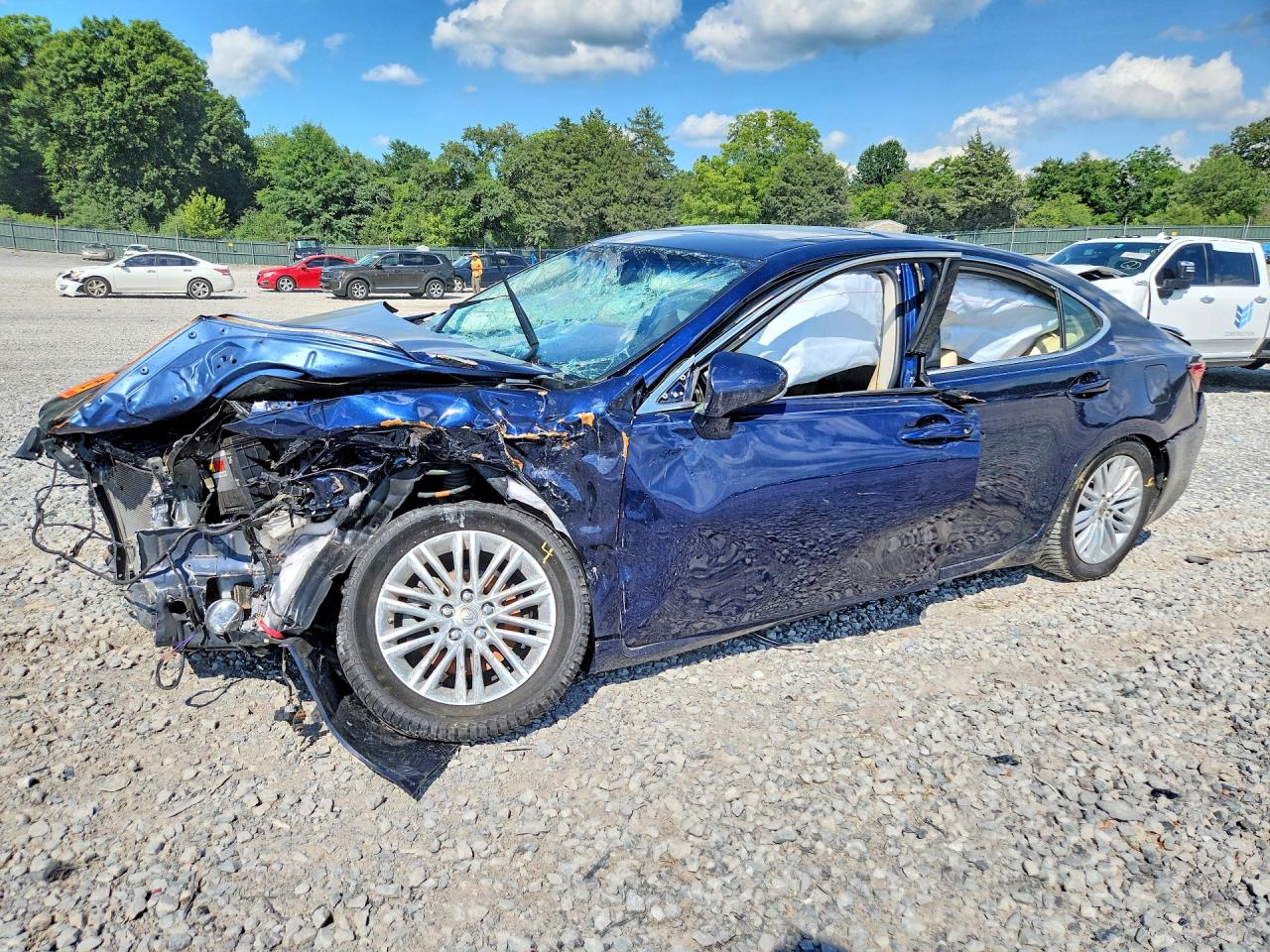 2014 Lexus Es 350 Синий vin: JTHBK1GG5E2124738