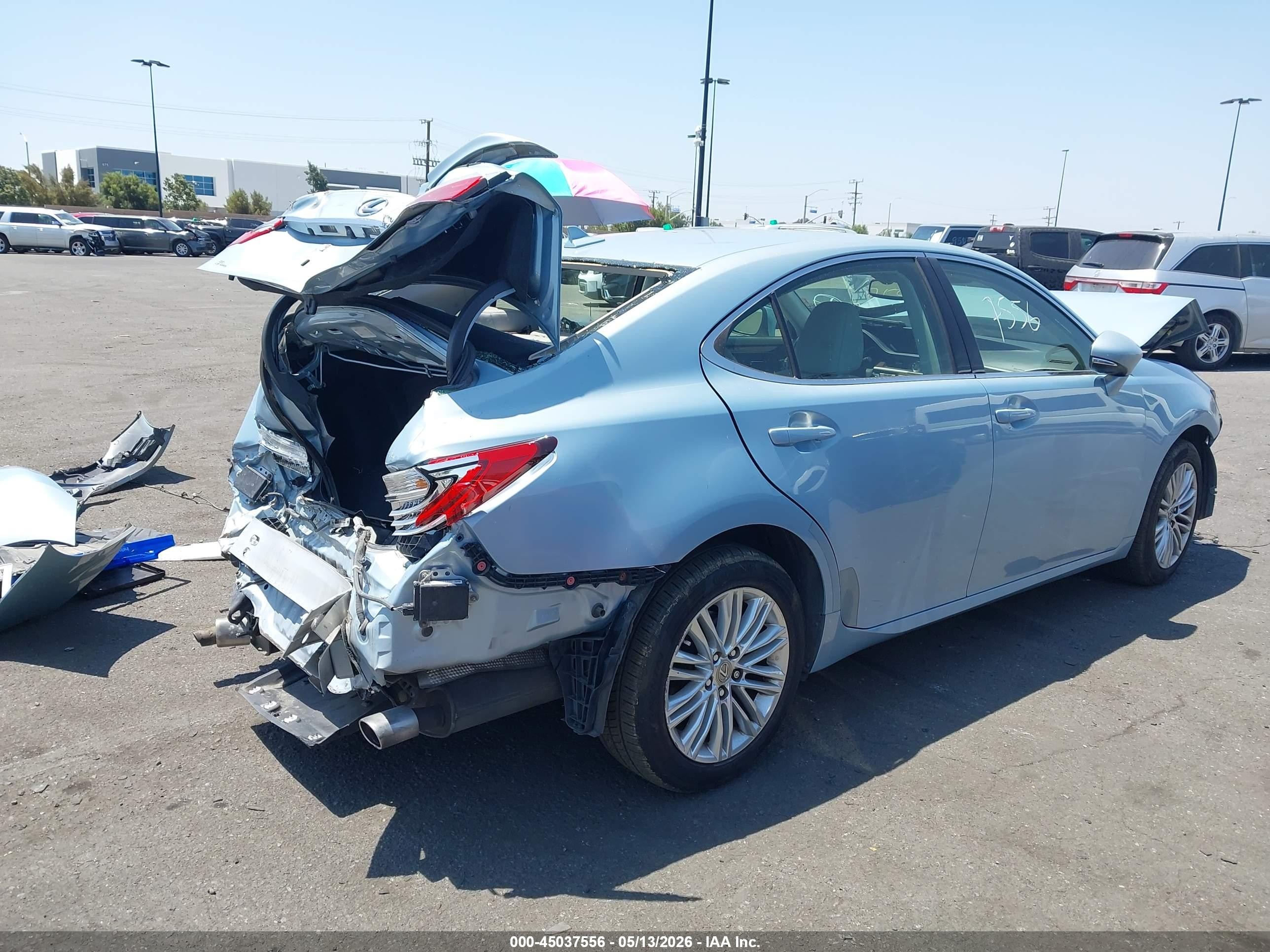 2014 Lexus Es 350 Light Blue vin: JTHBK1GG5E2134265