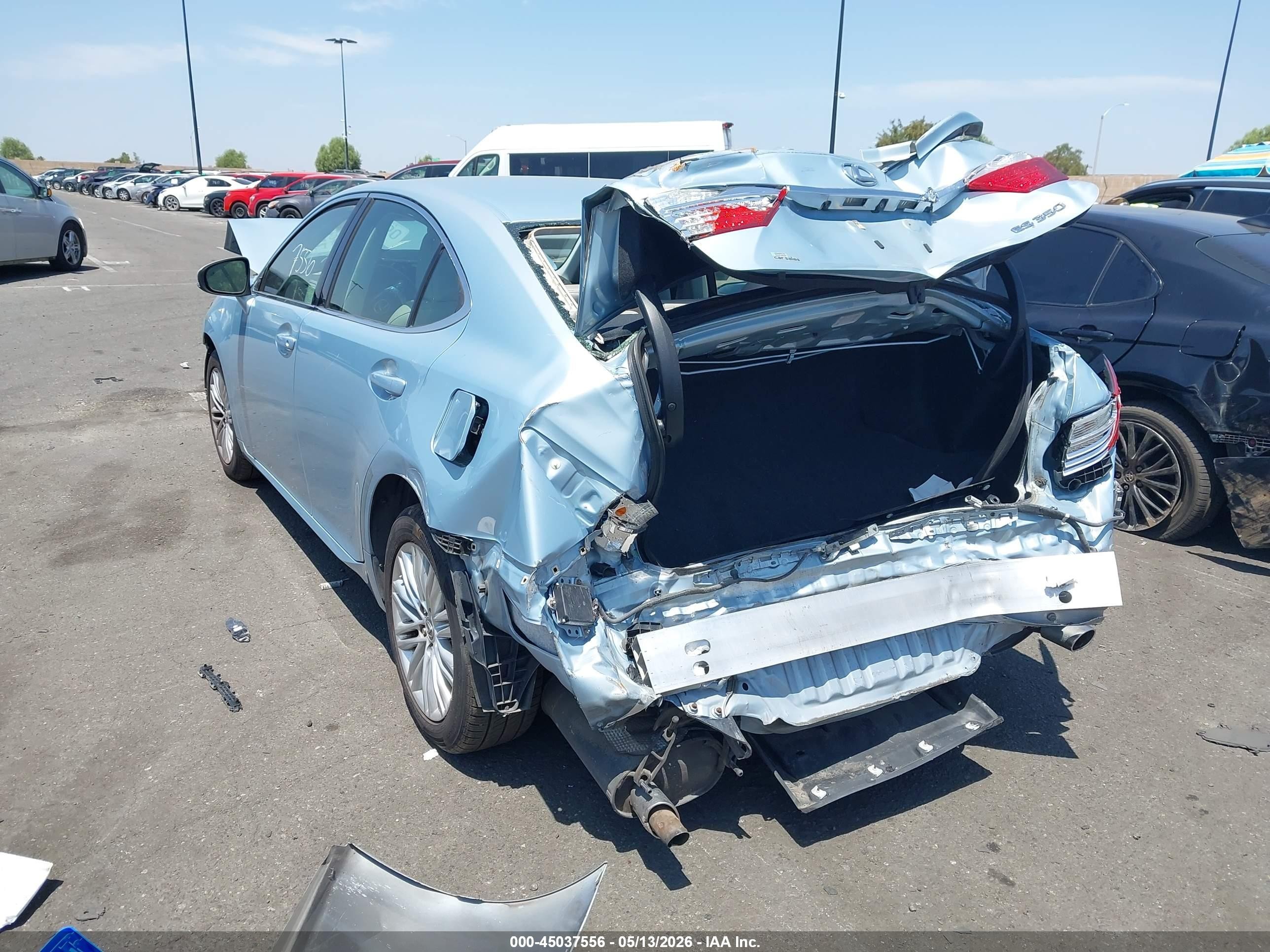 2014 Lexus Es 350 Light Blue vin: JTHBK1GG5E2134265