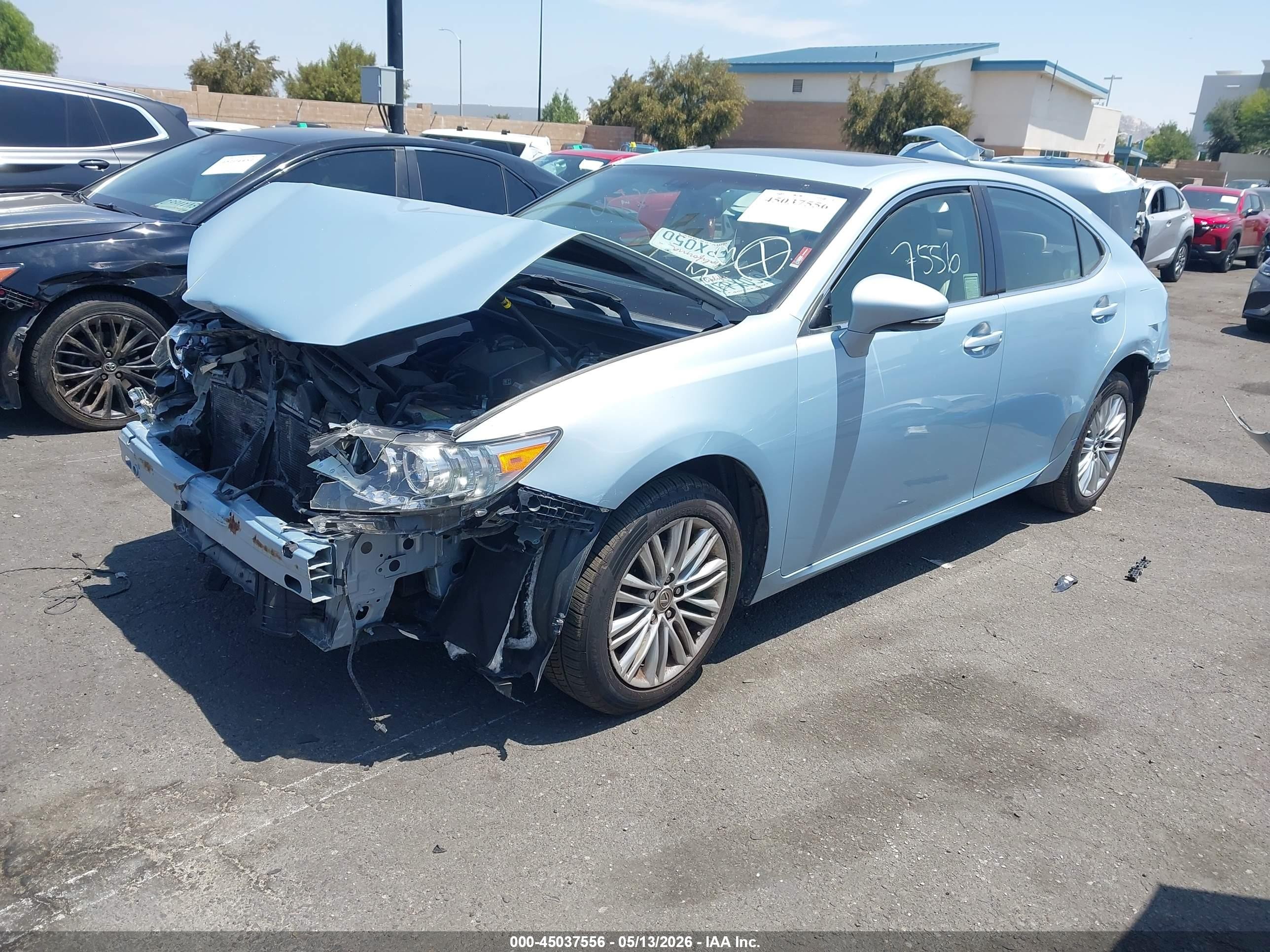2014 Lexus Es 350 Light Blue vin: JTHBK1GG5E2134265
