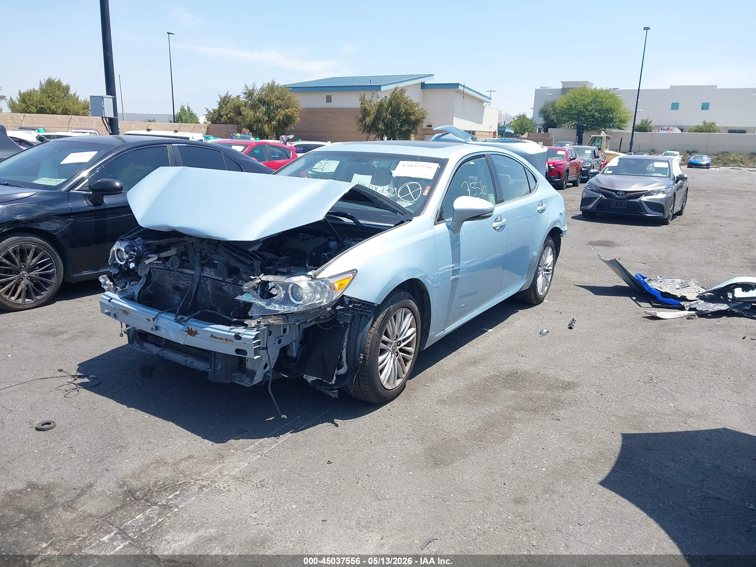 2014 Lexus Es 350 Light Blue vin: JTHBK1GG5E2134265