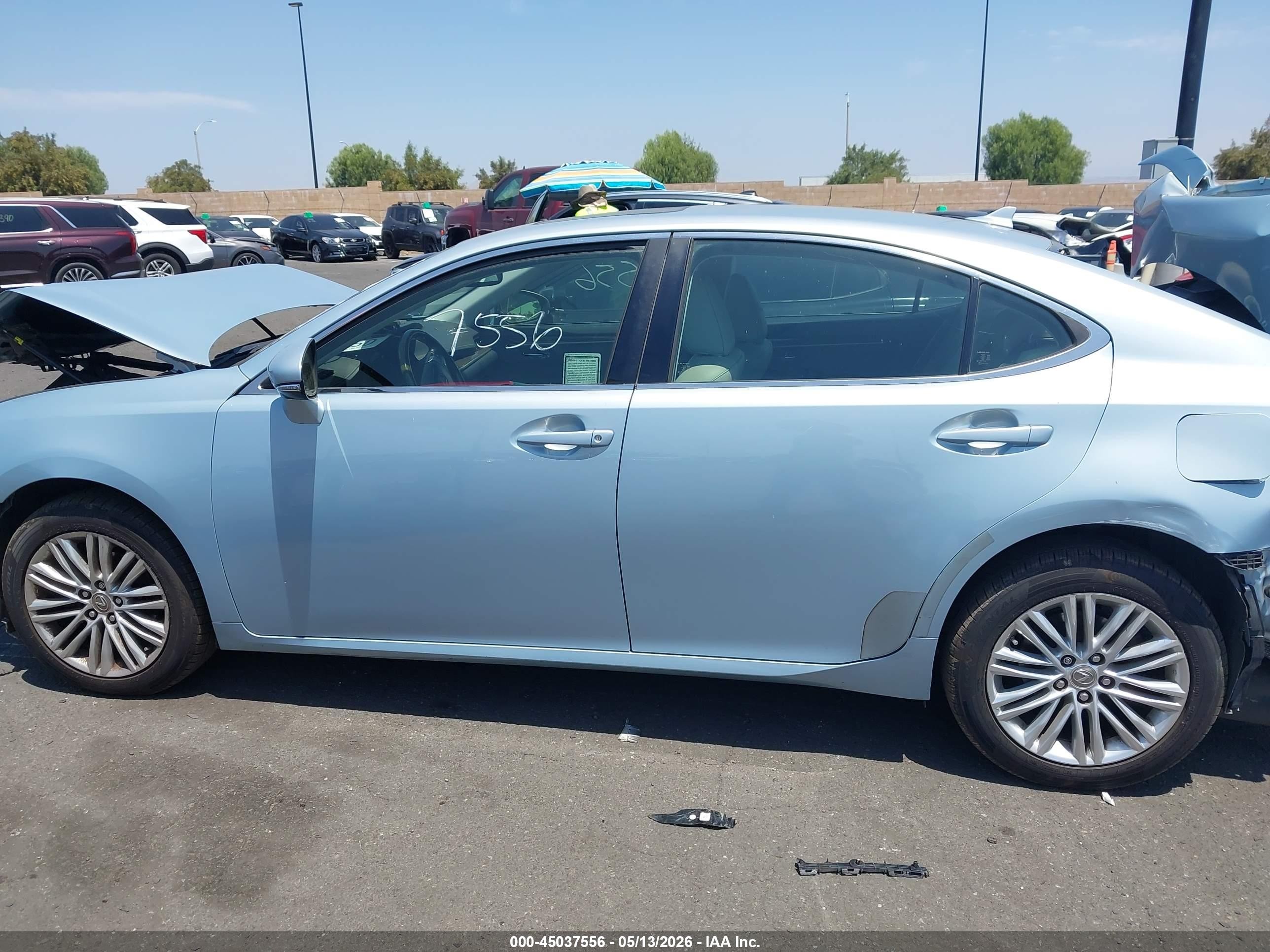 2014 Lexus Es 350 Light Blue vin: JTHBK1GG5E2134265