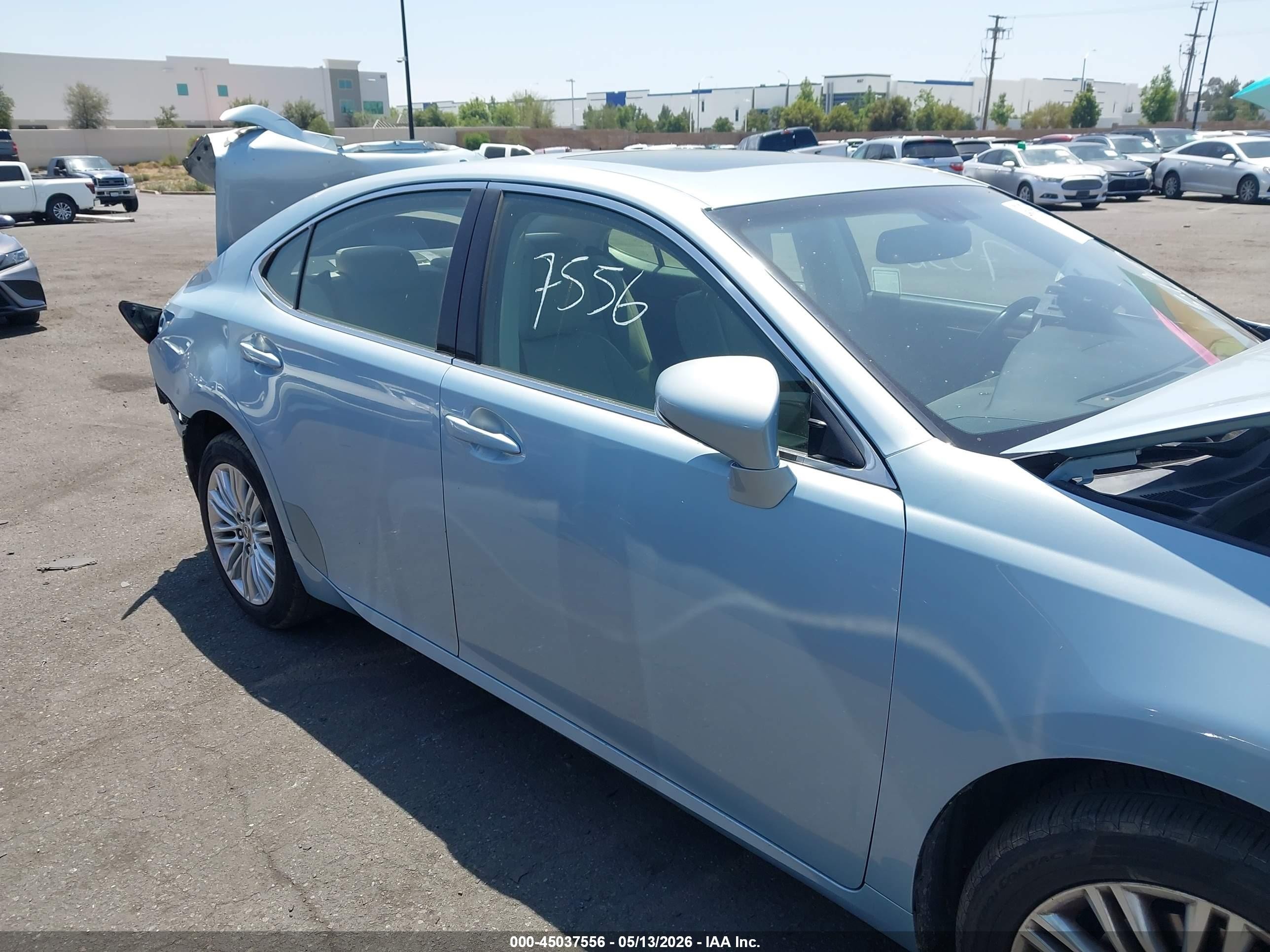2014 Lexus Es 350 Light Blue vin: JTHBK1GG5E2134265