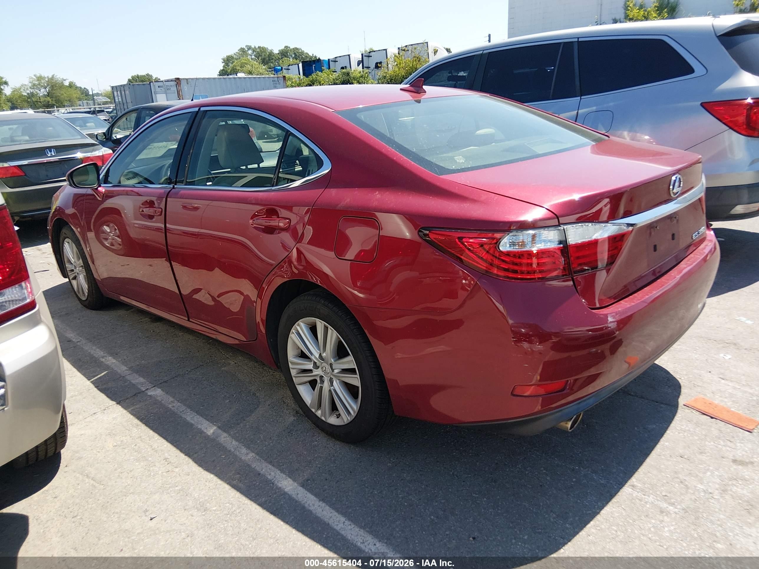 2014 Lexus Es 350   Burgundy vin: JTHBK1GG5E2149378